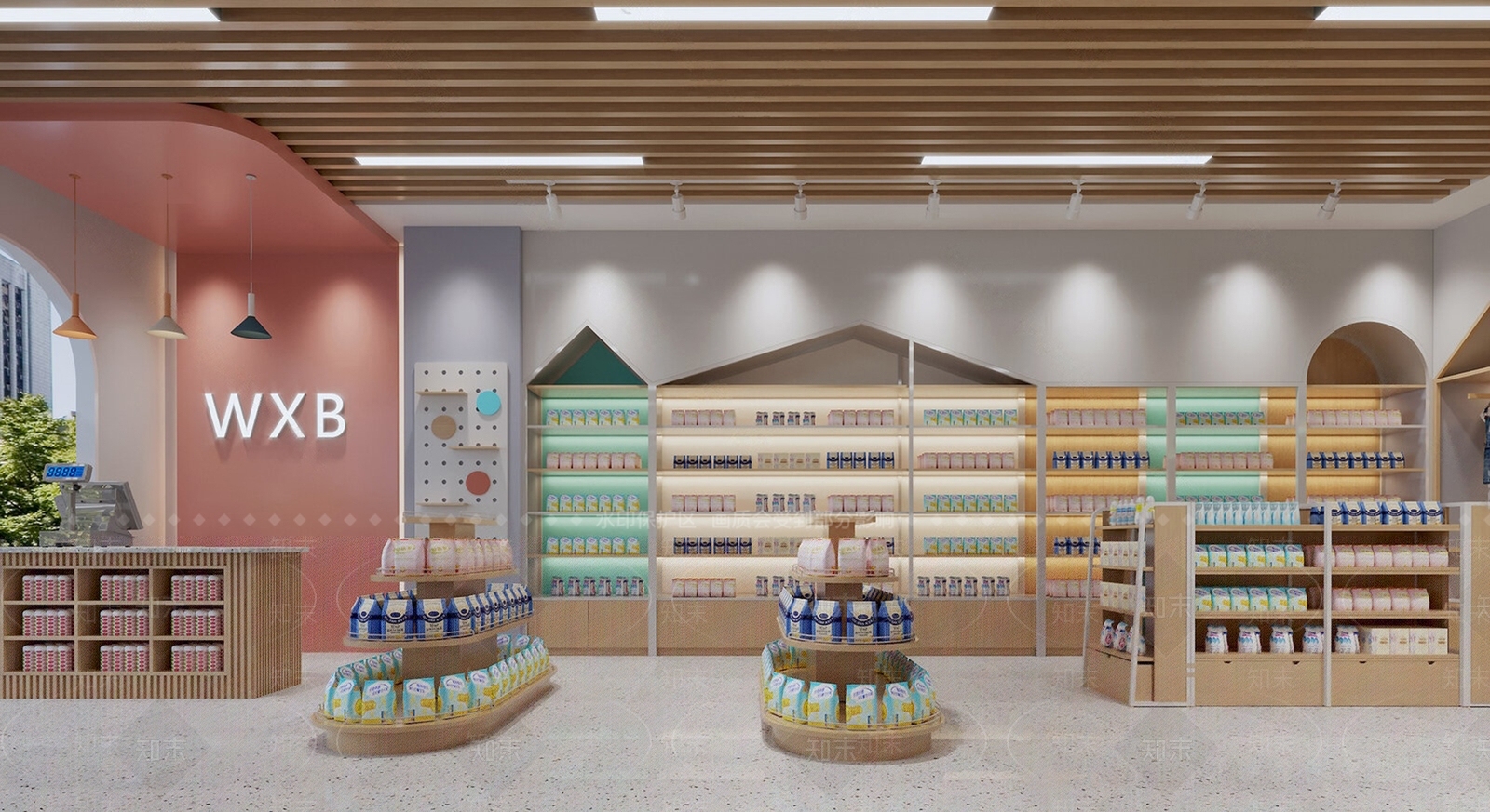 现代母婴店3D模型下载【ID:1108273917】