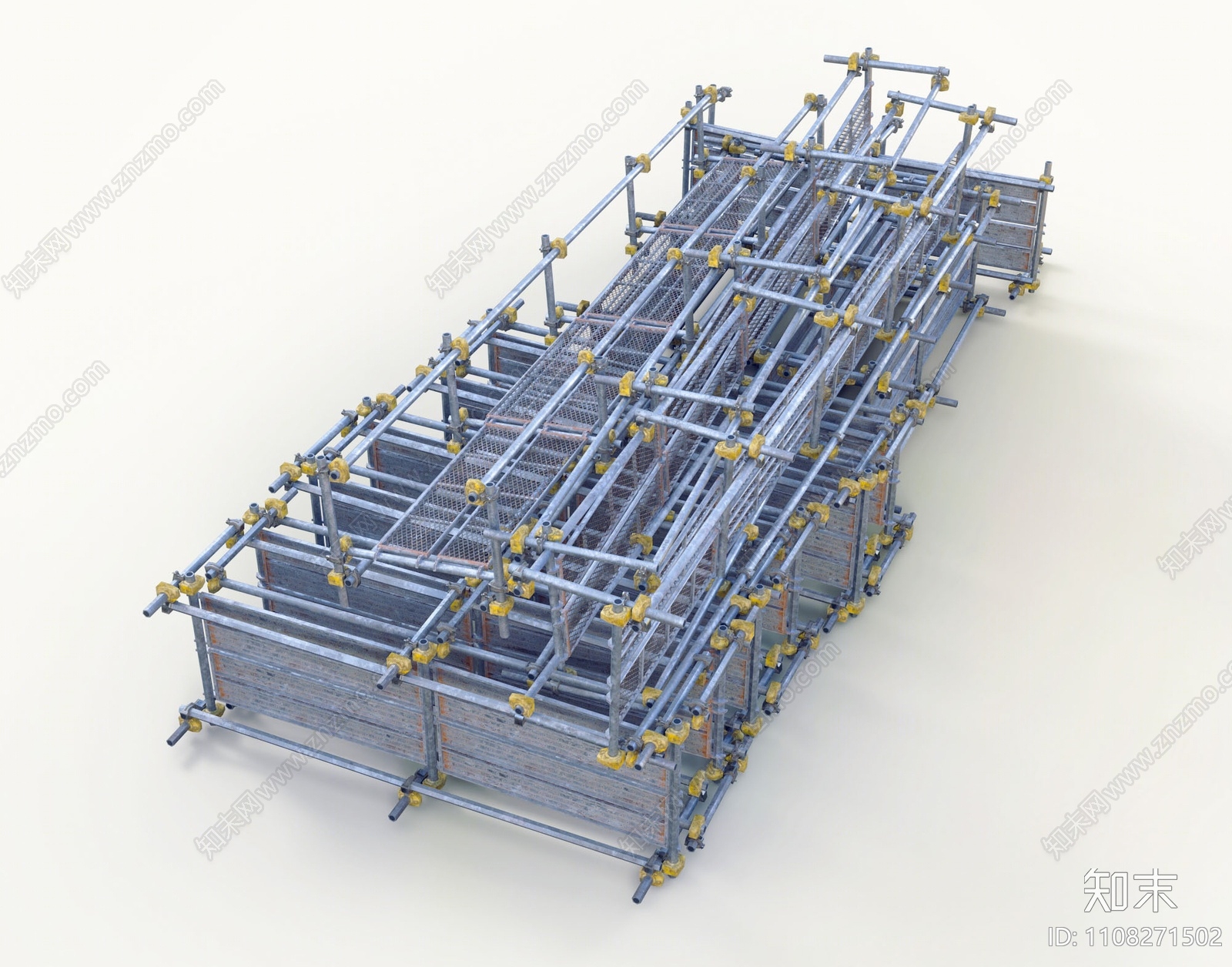 工业风脚手架3D模型下载【ID:1108271502】