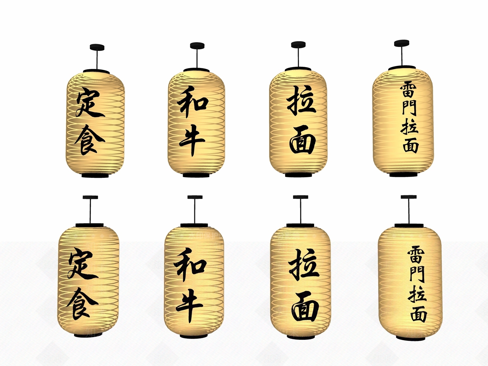 中式灯笼SU模型下载【ID:1108323544】