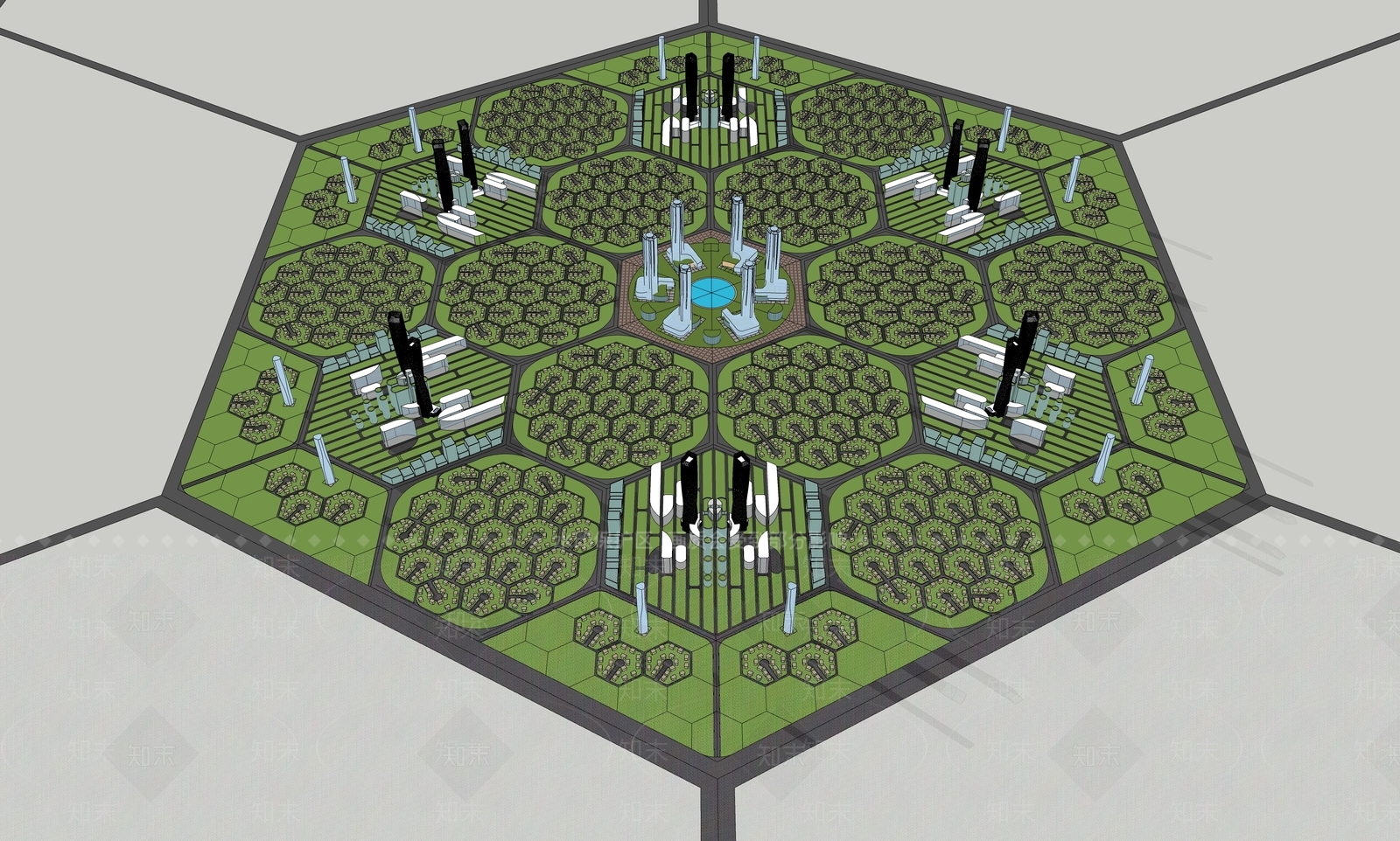 现代简模规划SU模型下载【ID:1108335261】
