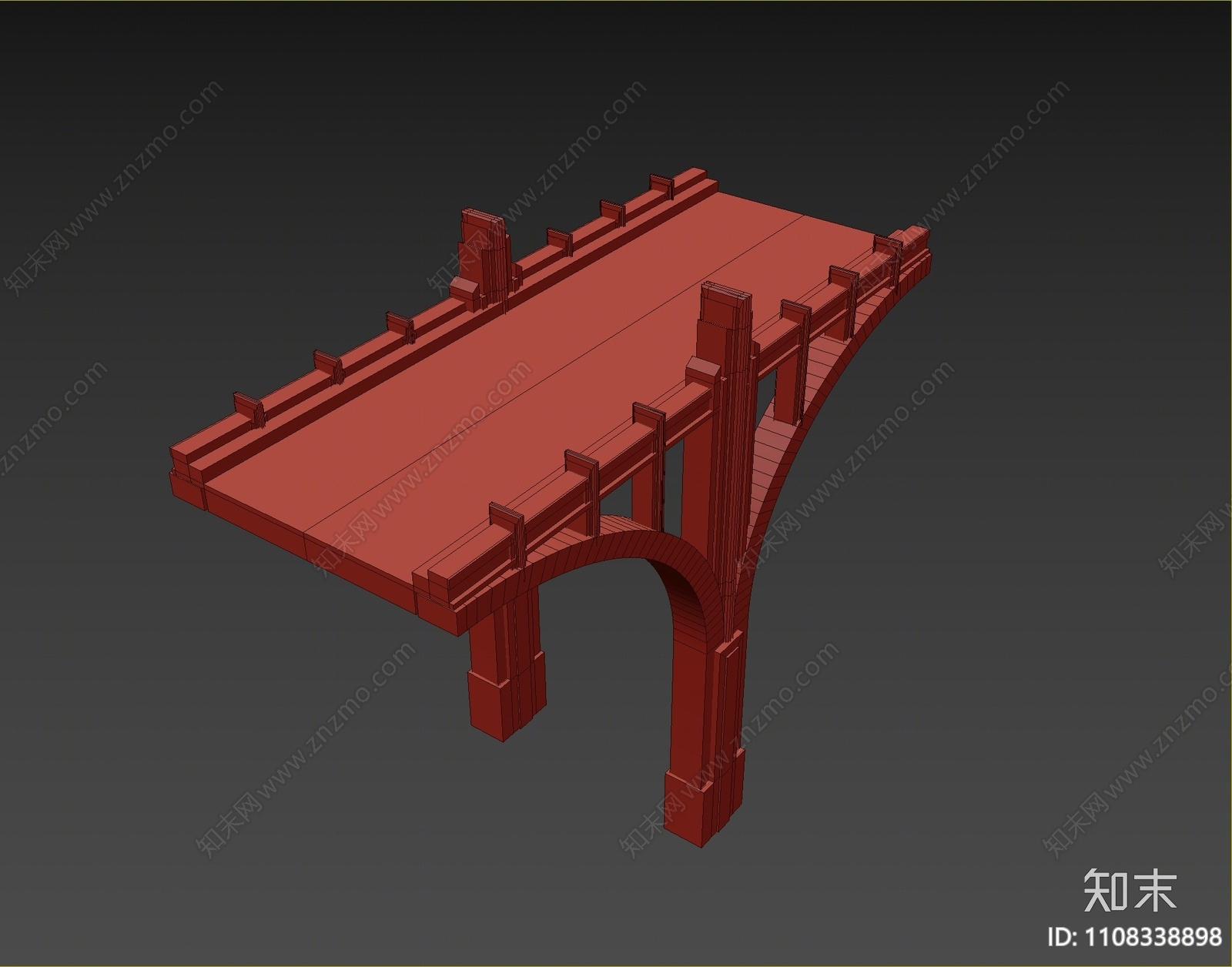 现代大桥3D模型下载【ID:1108338898】