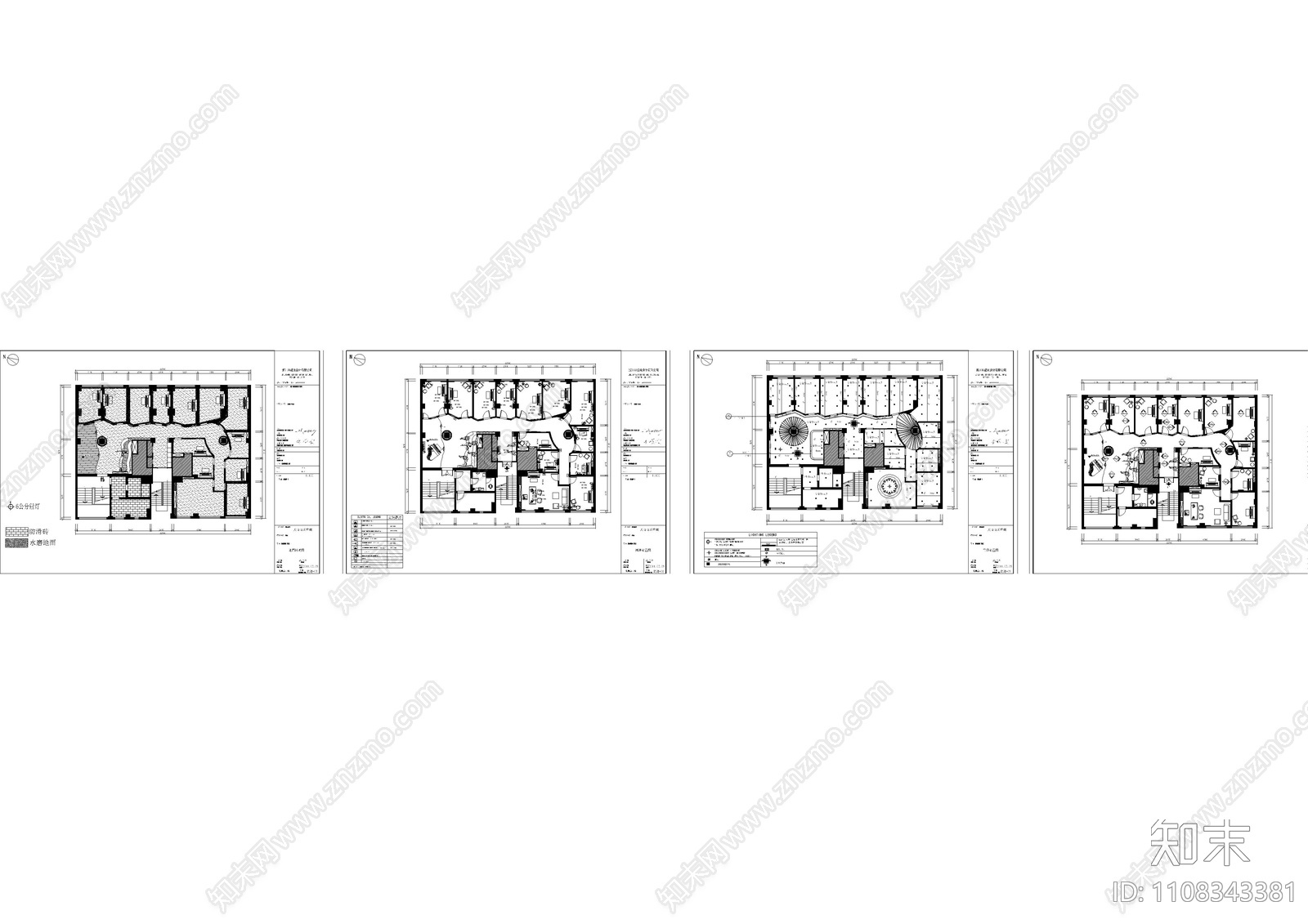 天音琴行cad施工图下载【ID:1108343381】