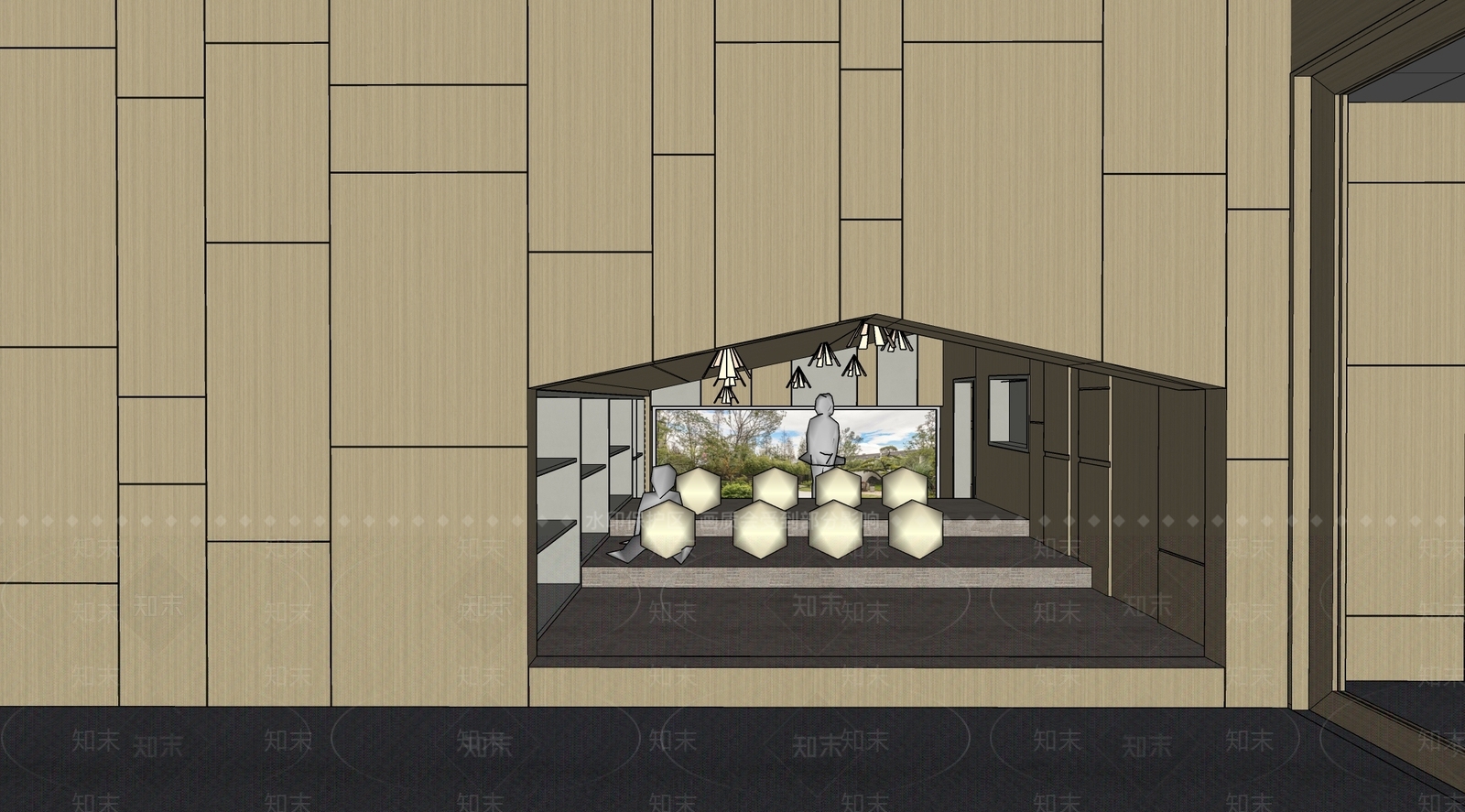 现代儿童活动空间SU模型下载【ID:1108346259】