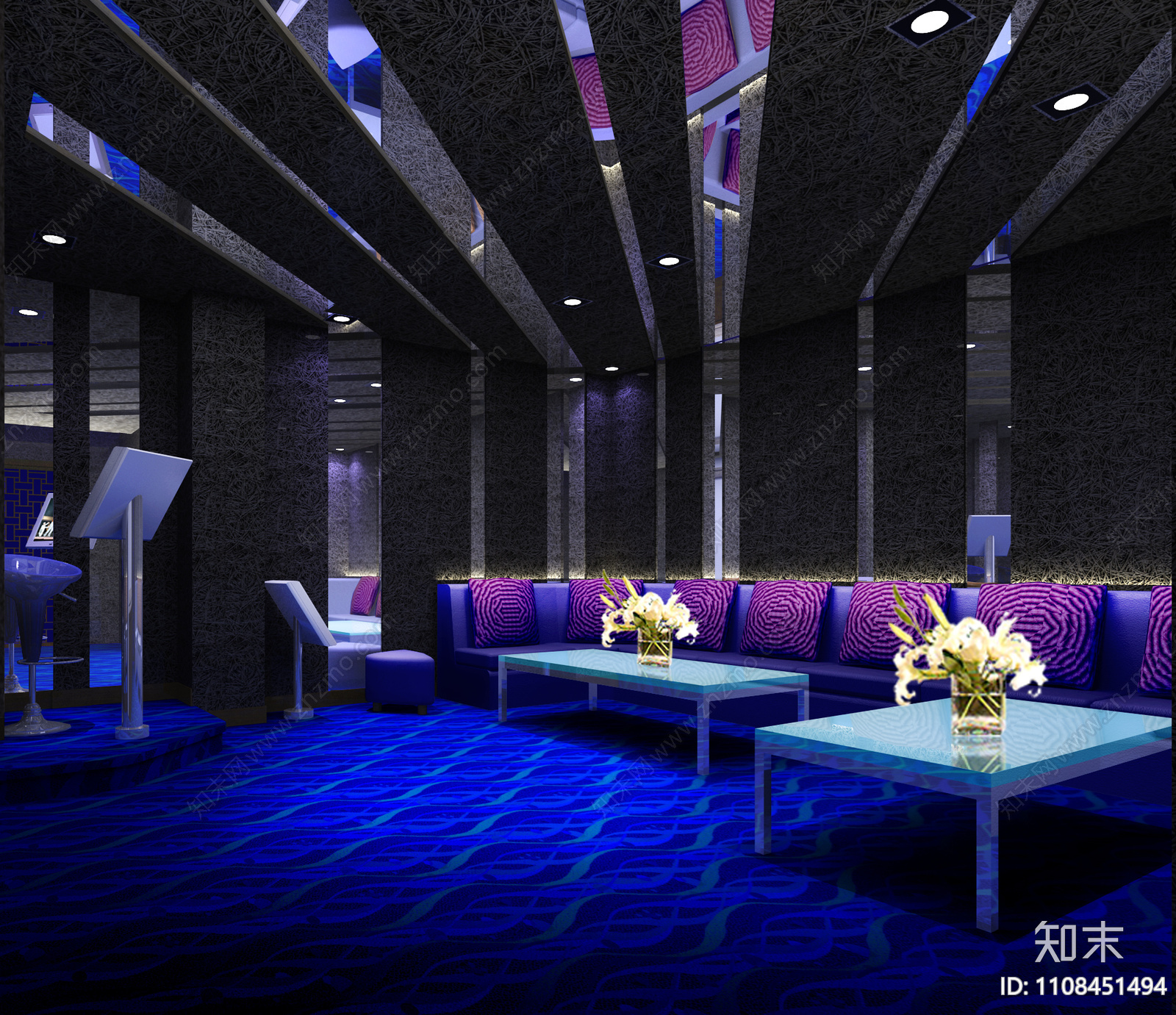 商务酒店cad施工图下载【ID:1108451494】