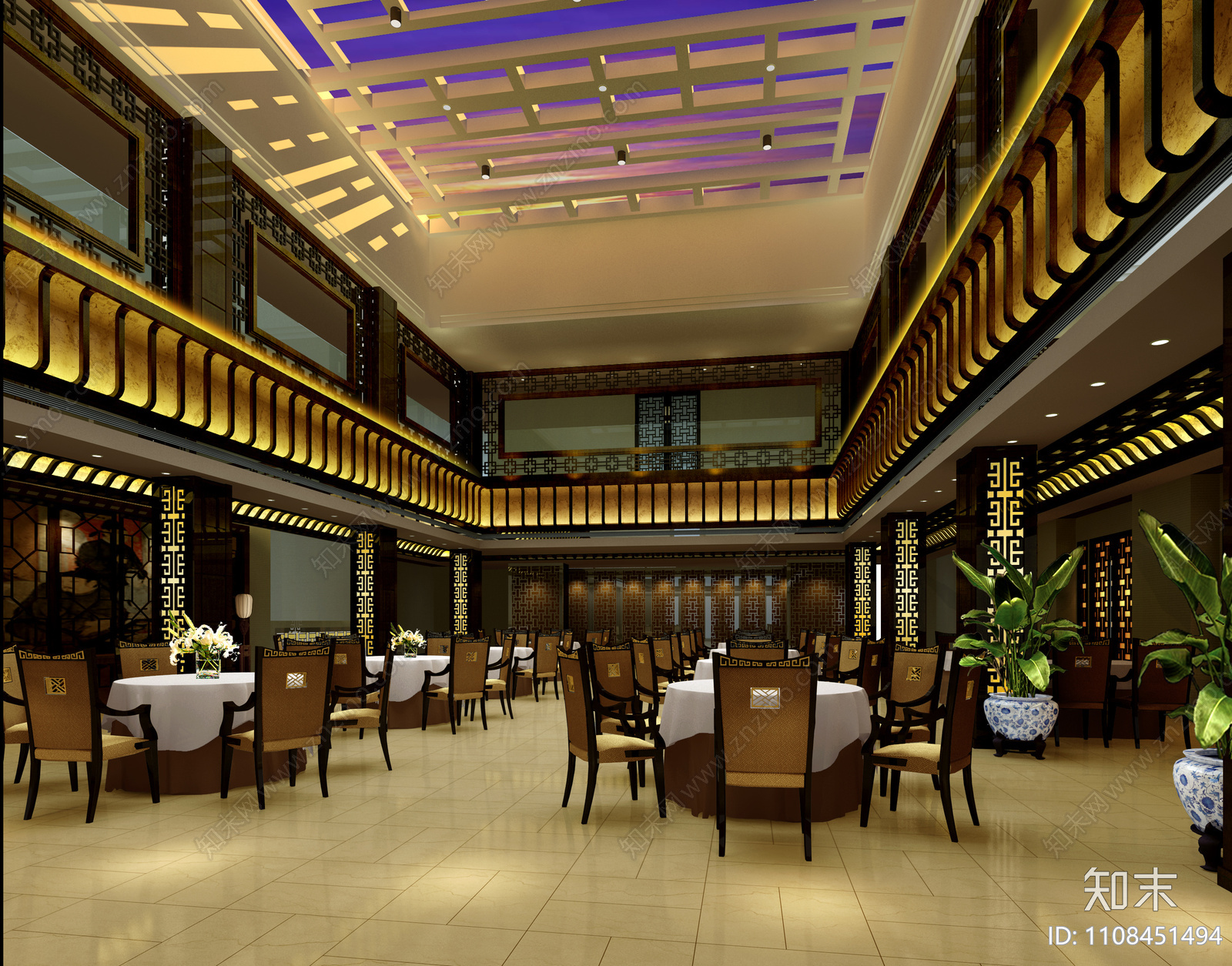商务酒店cad施工图下载【ID:1108451494】