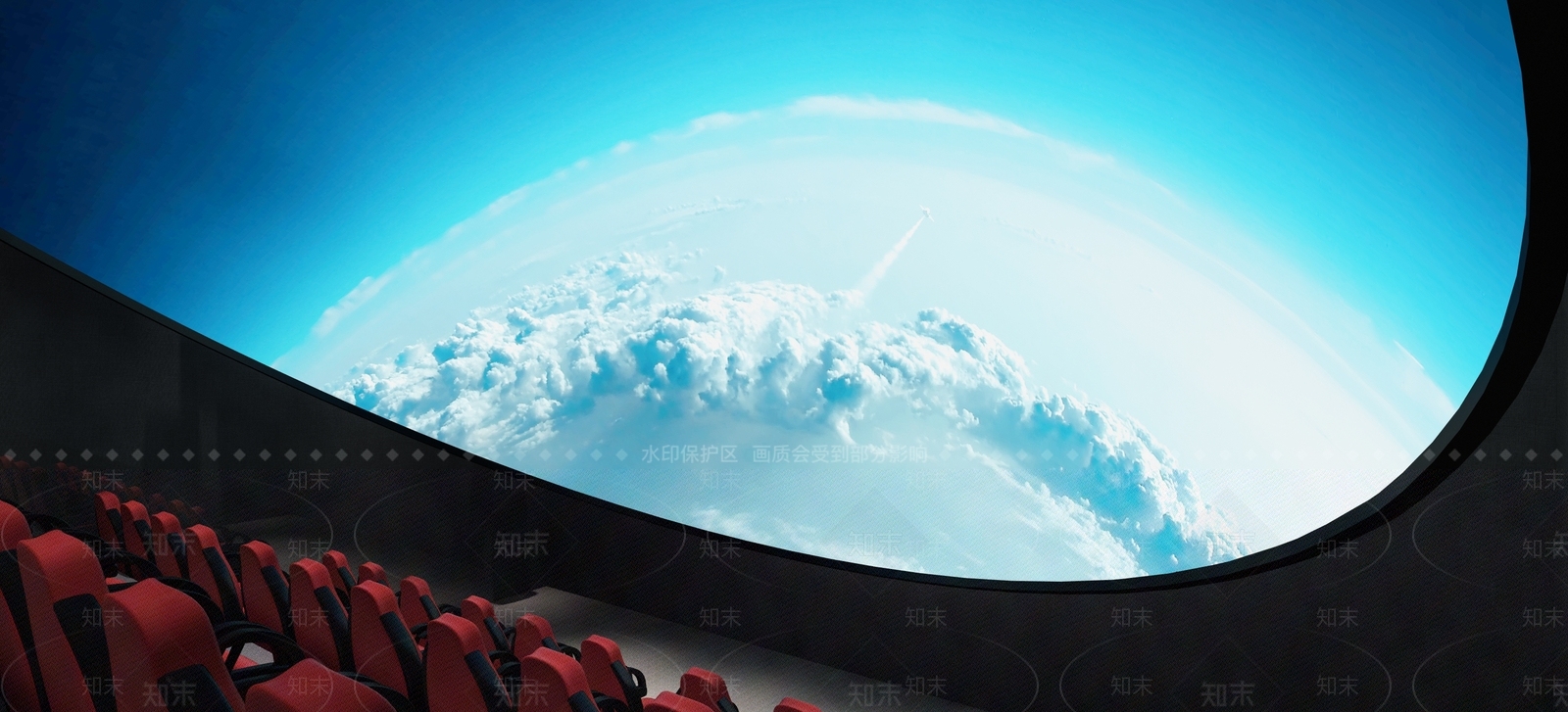 现代穹顶电影院3D模型下载【ID:1108370800】