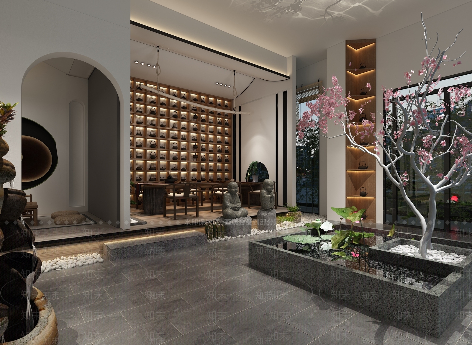 中式茶馆3D模型下载【ID:1108412586】