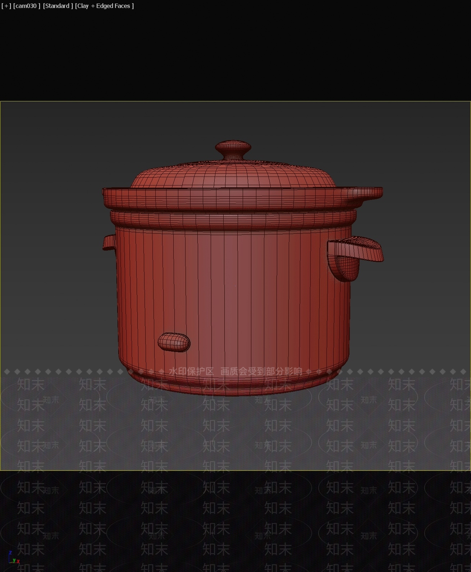 现代锅3D模型下载【ID:1108384511】