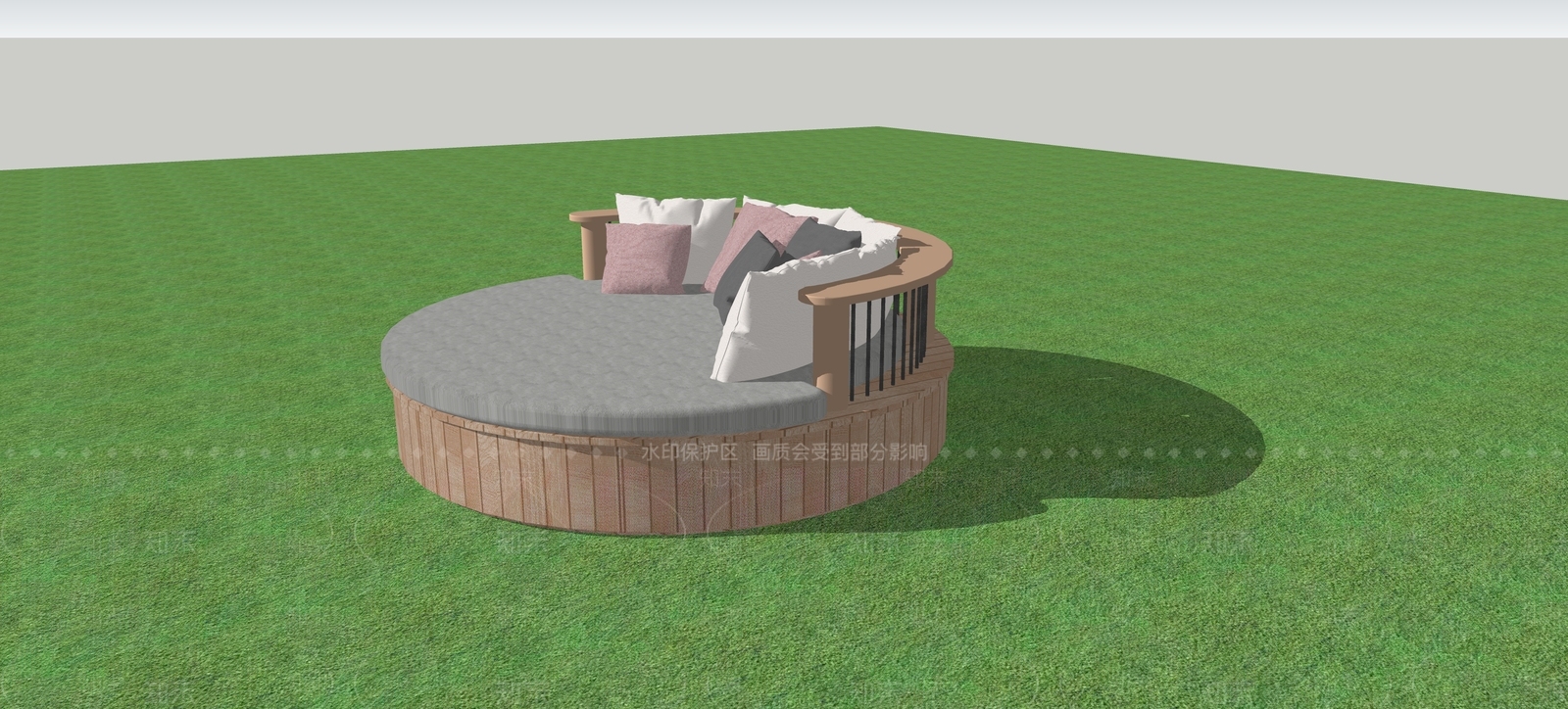 现代户外椅SU模型下载【ID:1108418840】