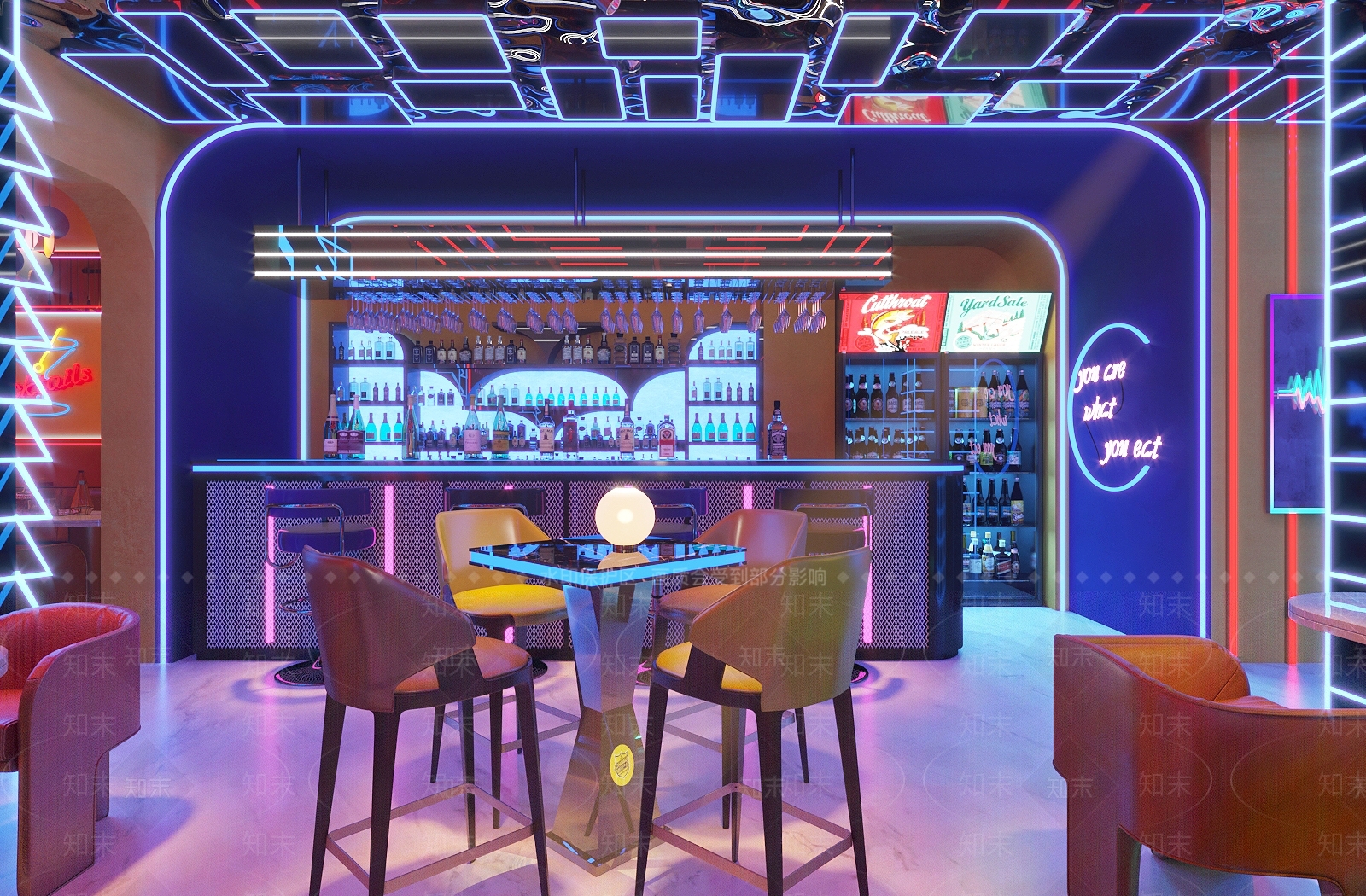 现代酒吧3D模型下载【ID:1108429590】