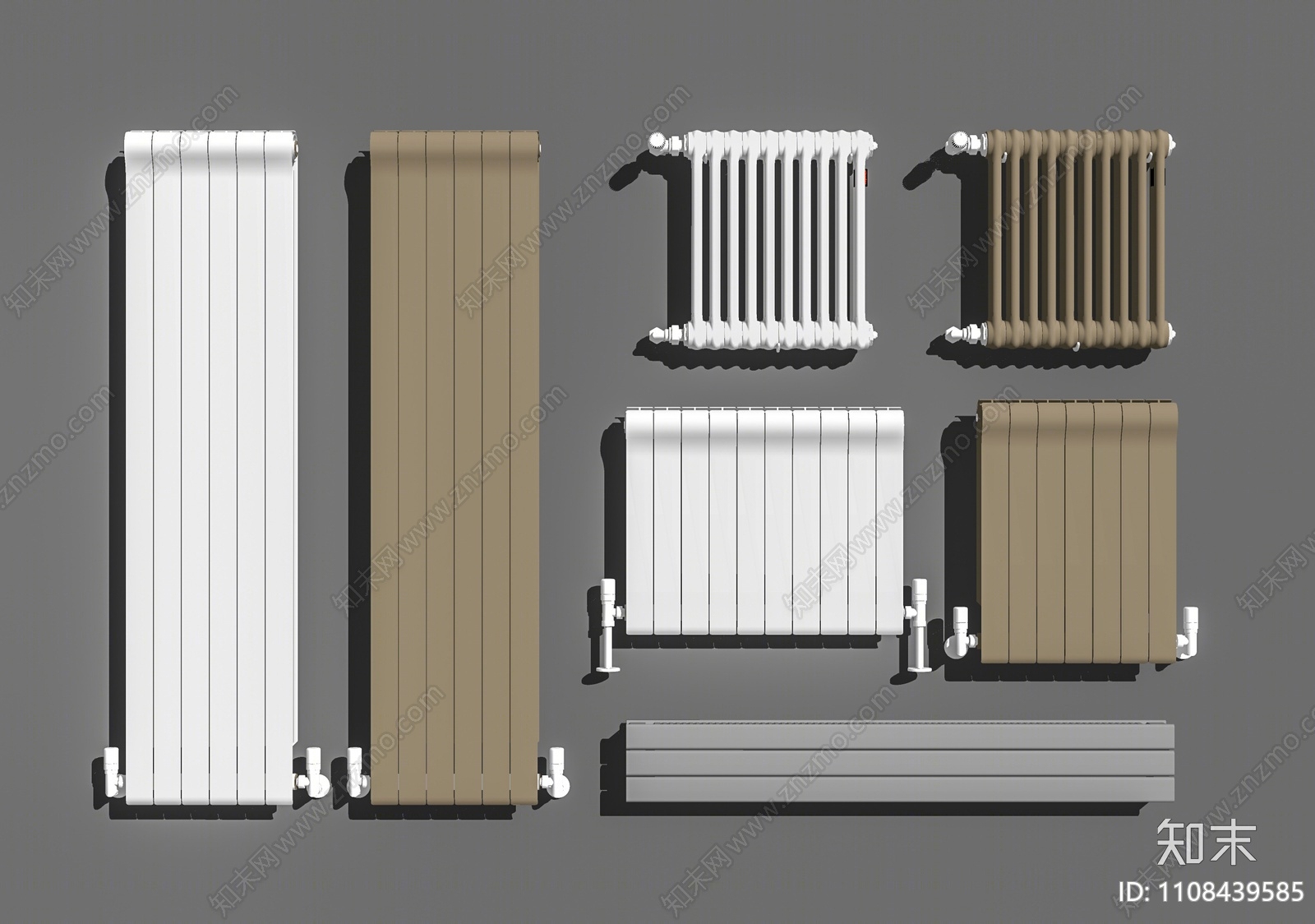 现代暖气片组合SU模型下载【ID:1108439585】