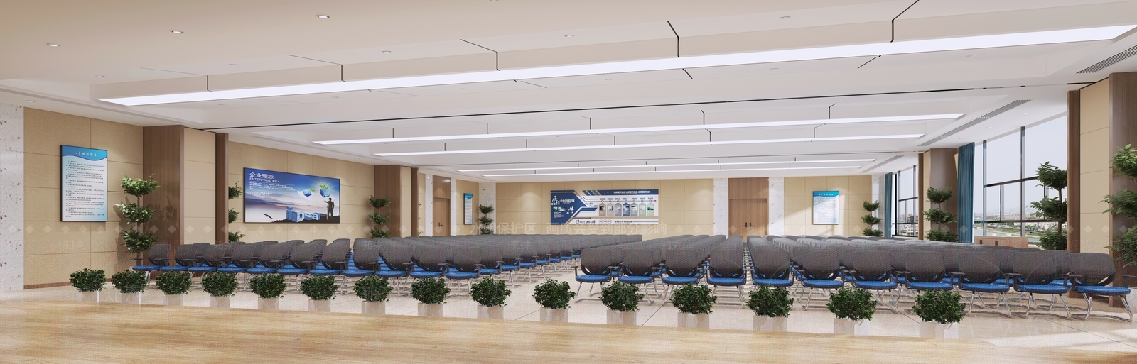 现代报告厅3D模型下载【ID:1108444470】