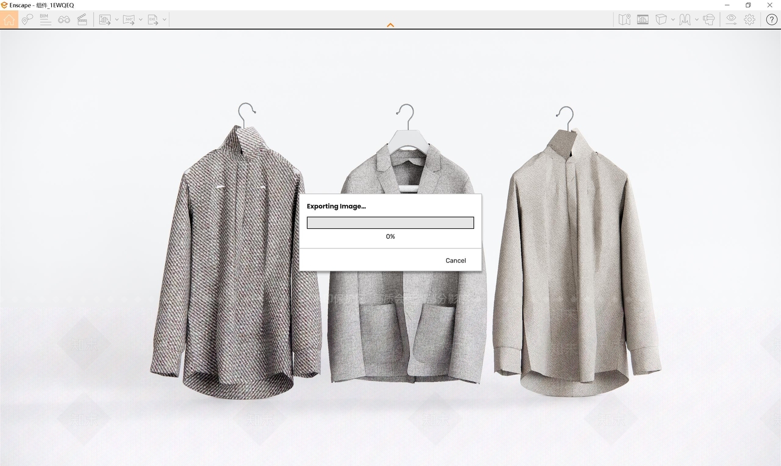 现代服装SU模型下载【ID:1108449023】