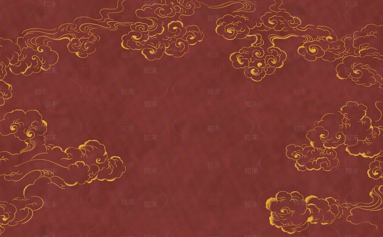 新中式祥云壁画贴图下载【ID:1195353195】