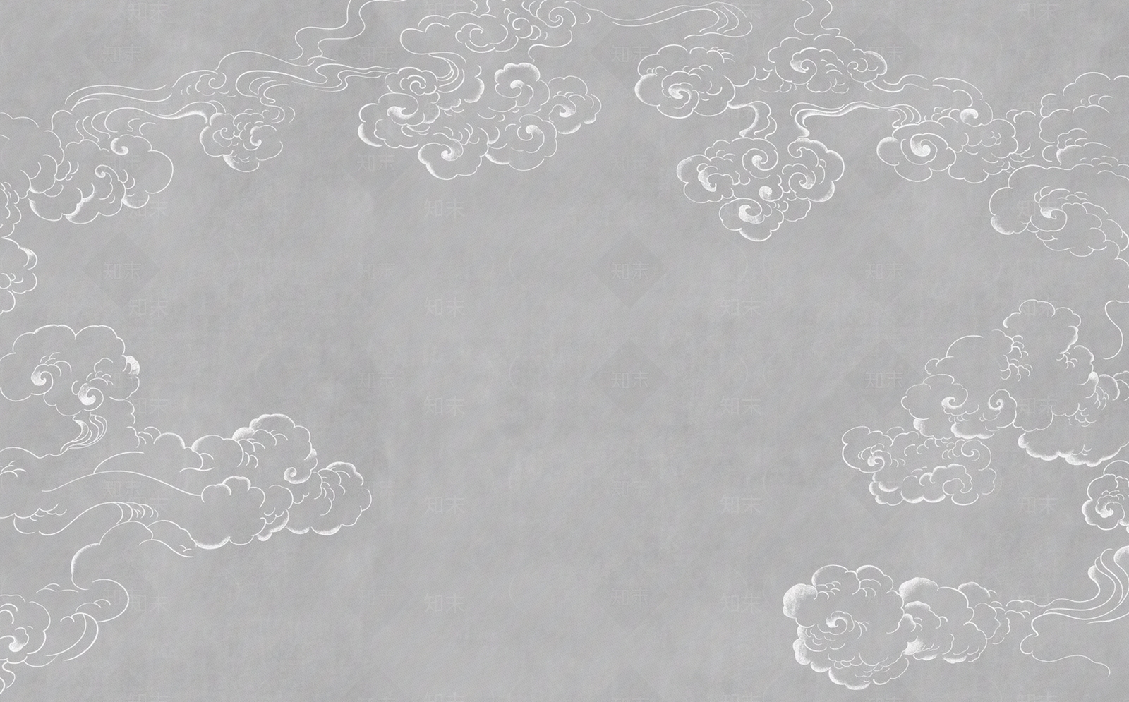 新中式祥云壁画贴图下载【ID:1108461401】