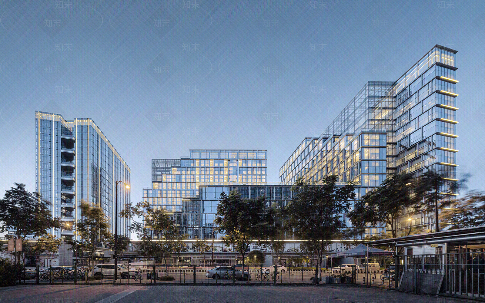 傍晚夜景外景贴图贴图下载【ID:1108469131】