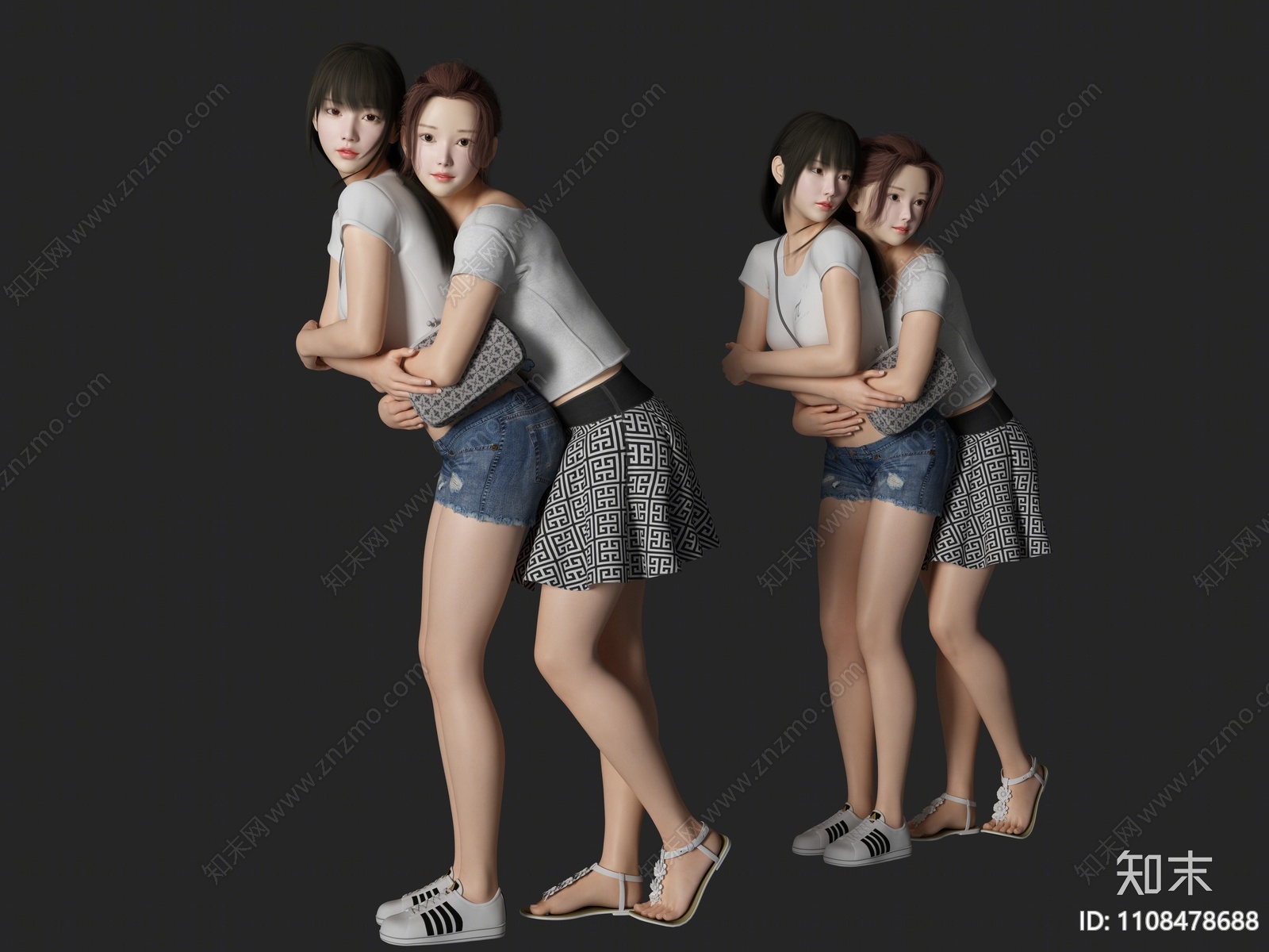 现代多人3D模型下载【ID:1108478688】