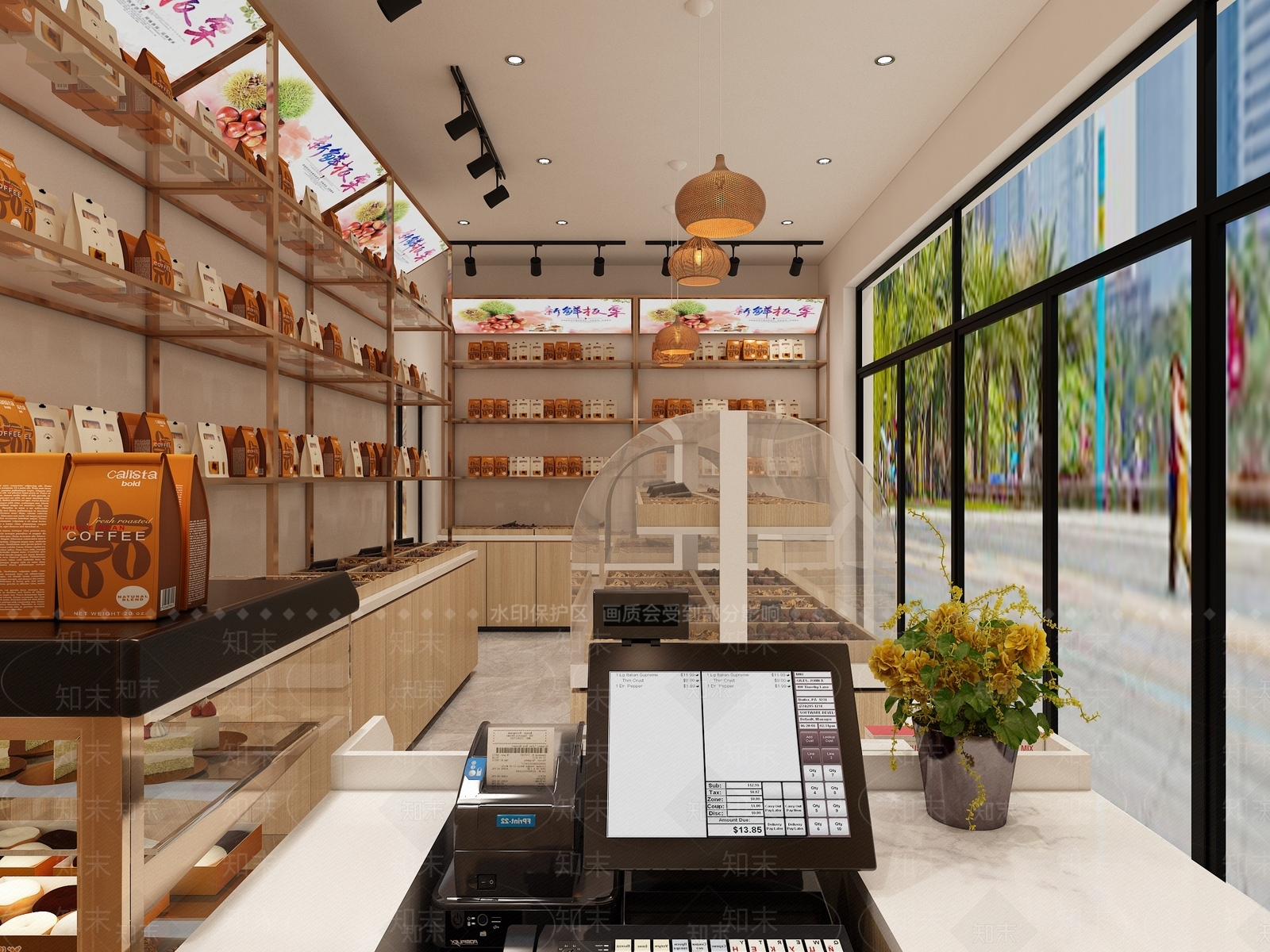 现代零食店3D模型下载【ID:1108480661】