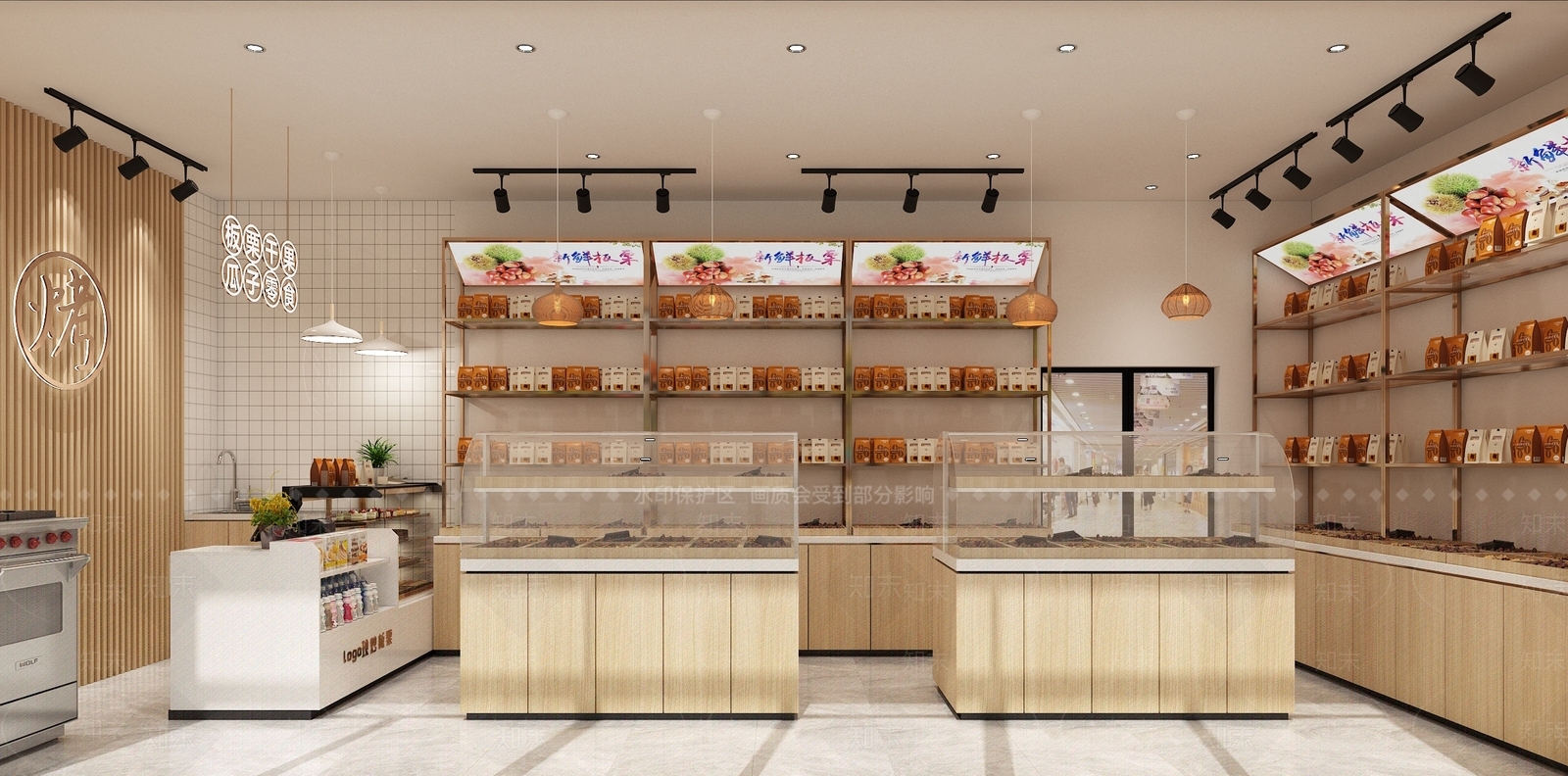 现代零食店3D模型下载【ID:1108480661】