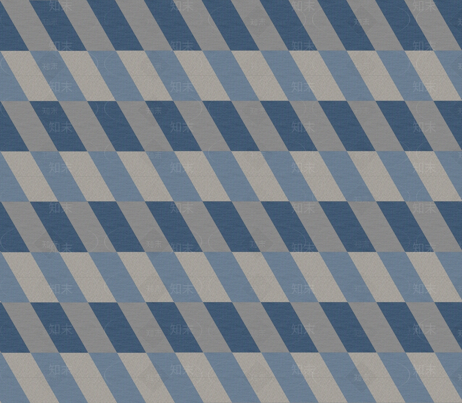 蓝灰四色菱形跳色地毯贴图下载【ID:1108483929】