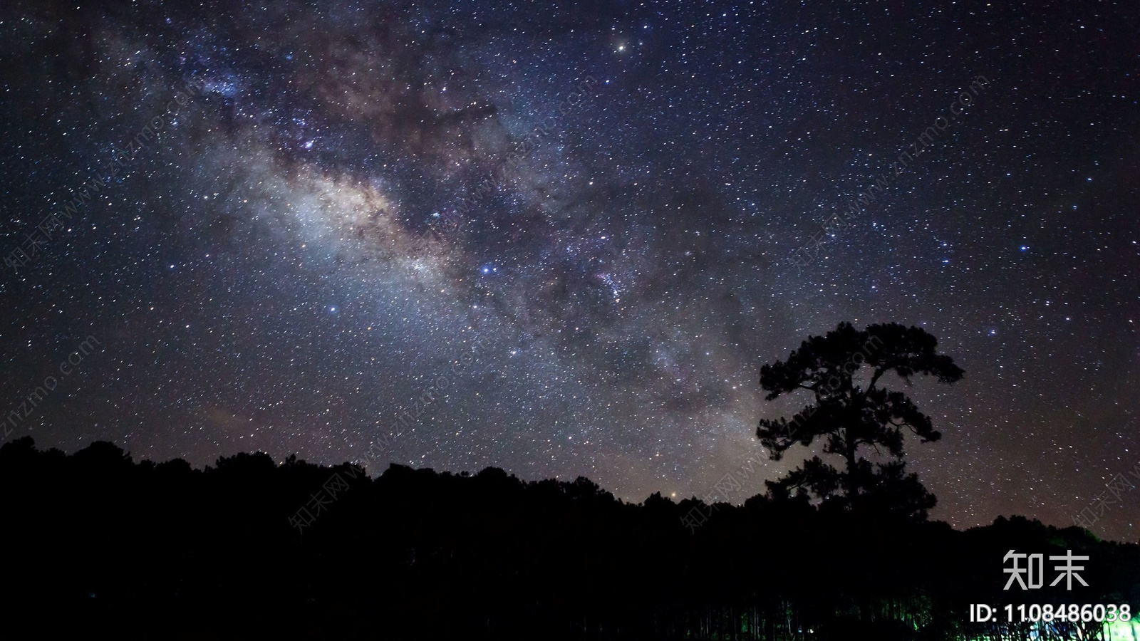 高清夜晚星空外景贴图贴图下载【ID:1108486038】