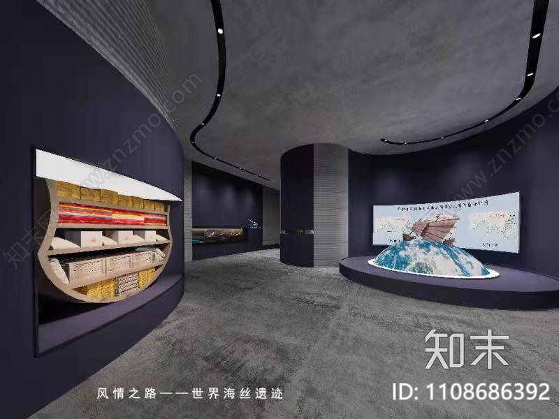泉州海上丝绸之路博物馆cad施工图下载【ID:1108686392】