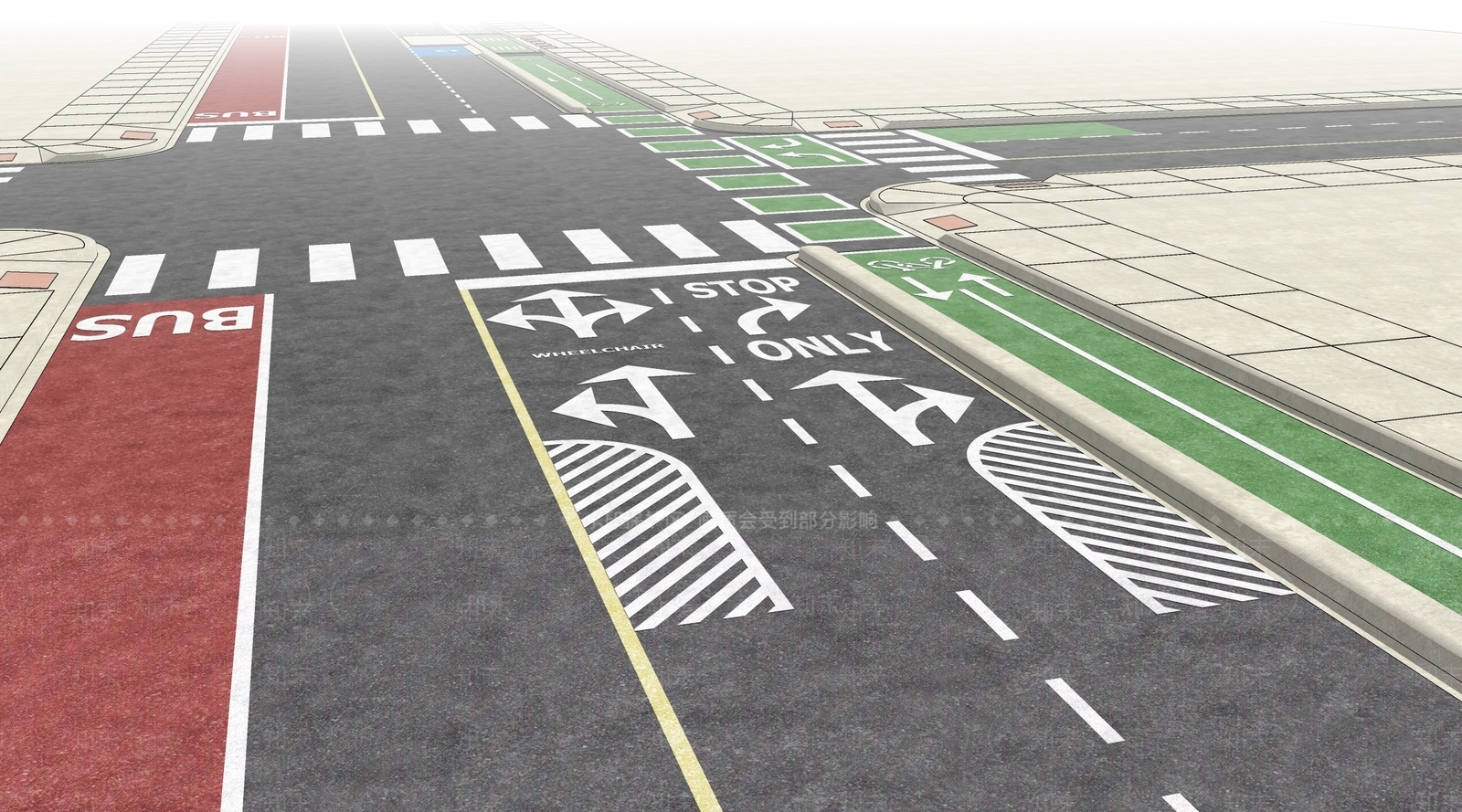现代道路SU模型下载【ID:1108503106】