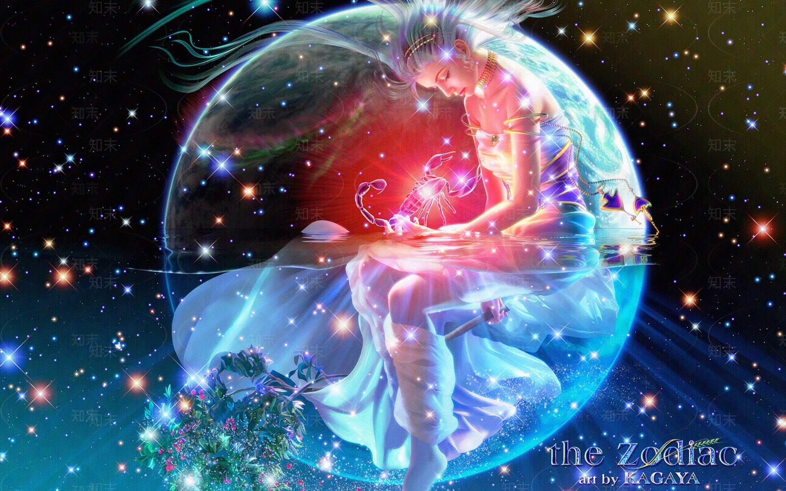 十二星座天蝎座壁画贴图下载