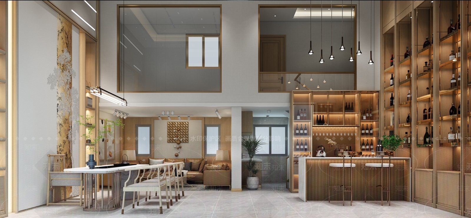 现代烟酒店3D模型下载【ID:1108526583】