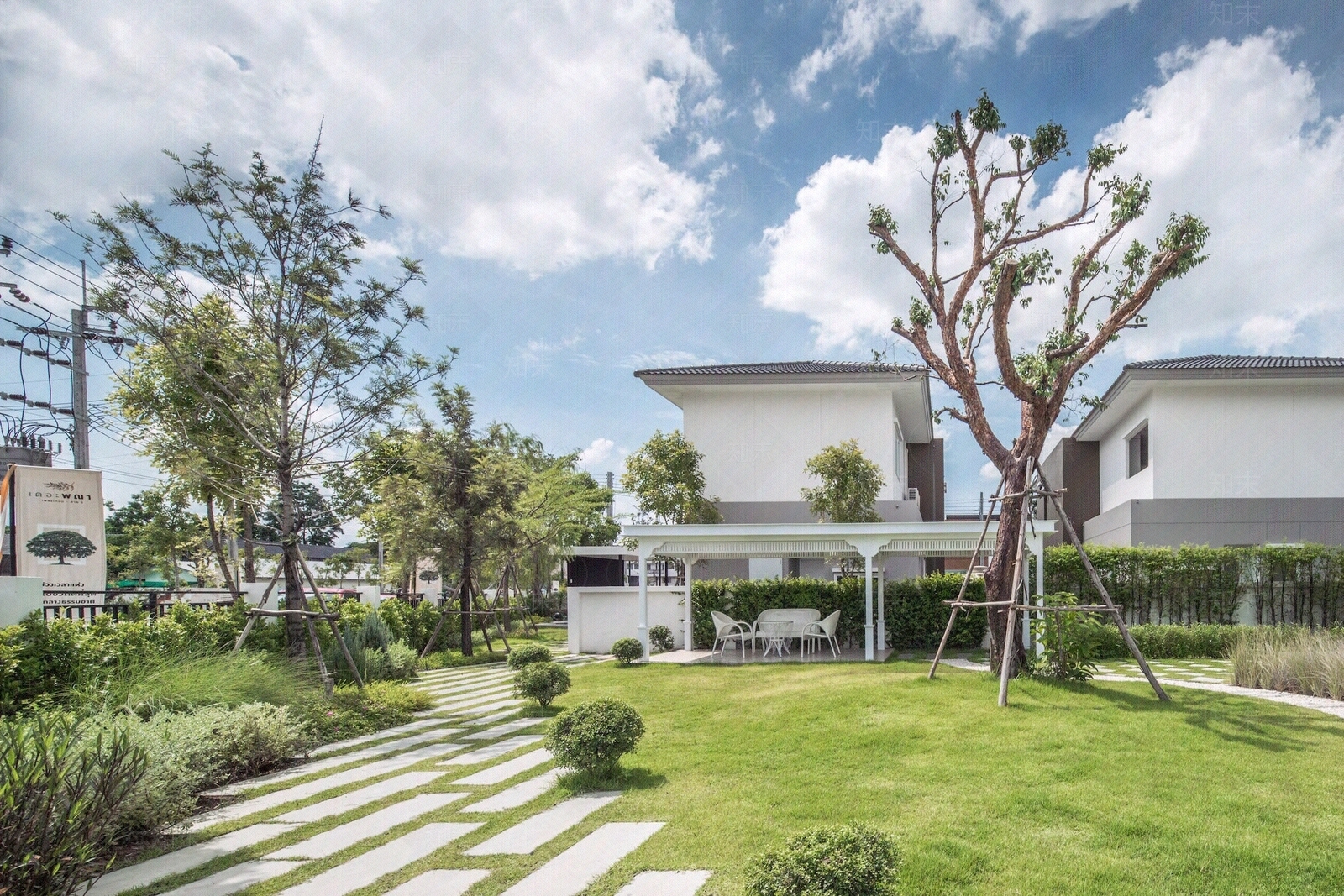 户外别墅外景贴图下载【ID:1108531801】