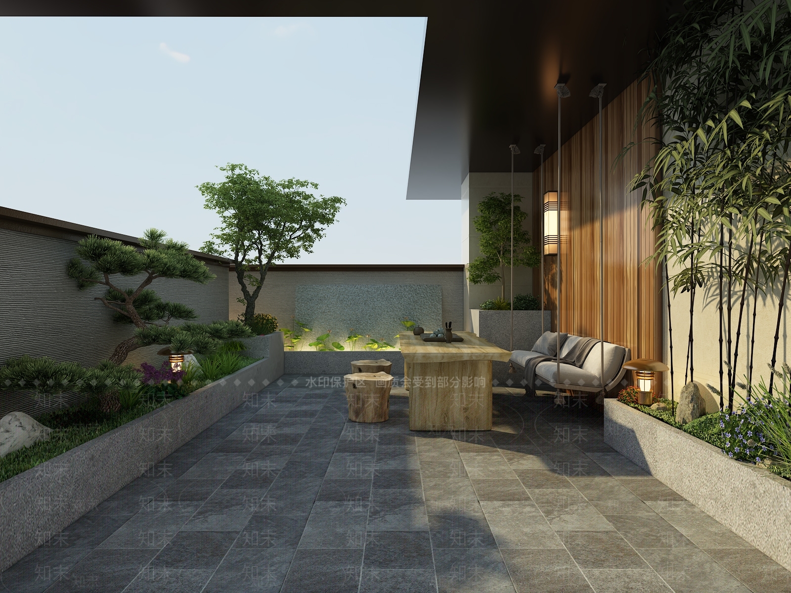 新中式3D模型下载【ID:1108536104】