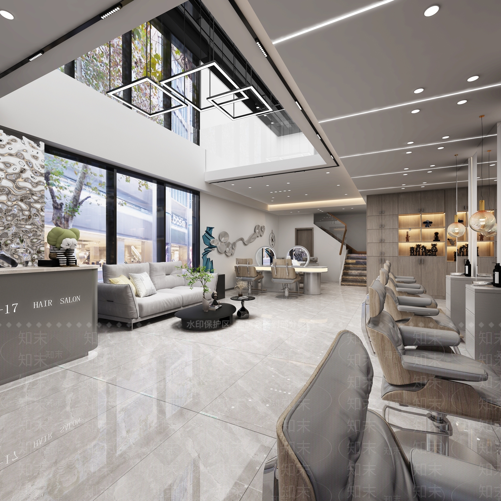 现代理发店3D模型下载【ID:1108546755】