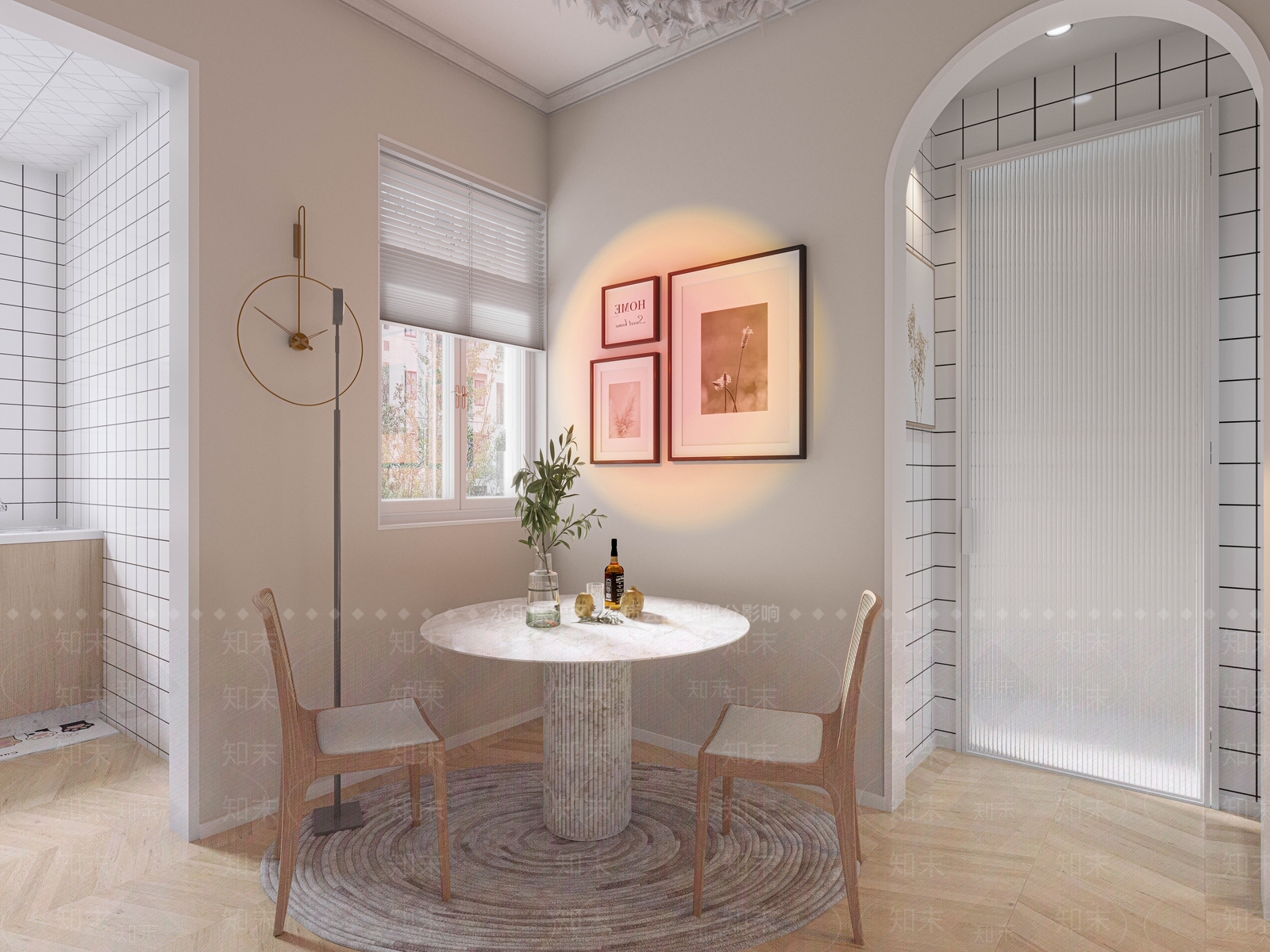 北欧单身公寓3D模型下载【ID:1108550429】