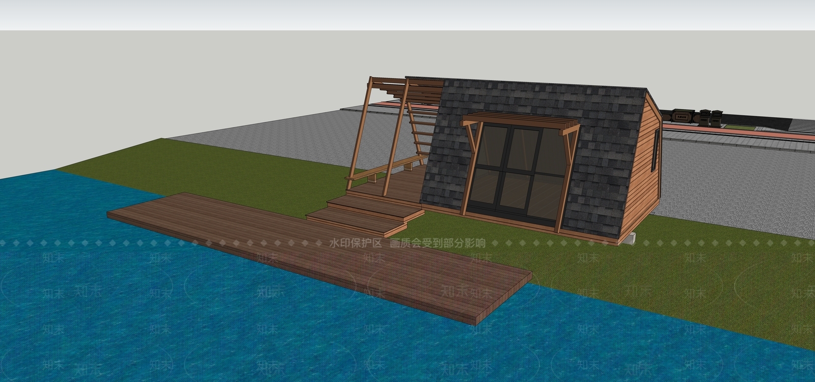 东南亚其它景观小建筑SU模型下载【ID:1108581991】