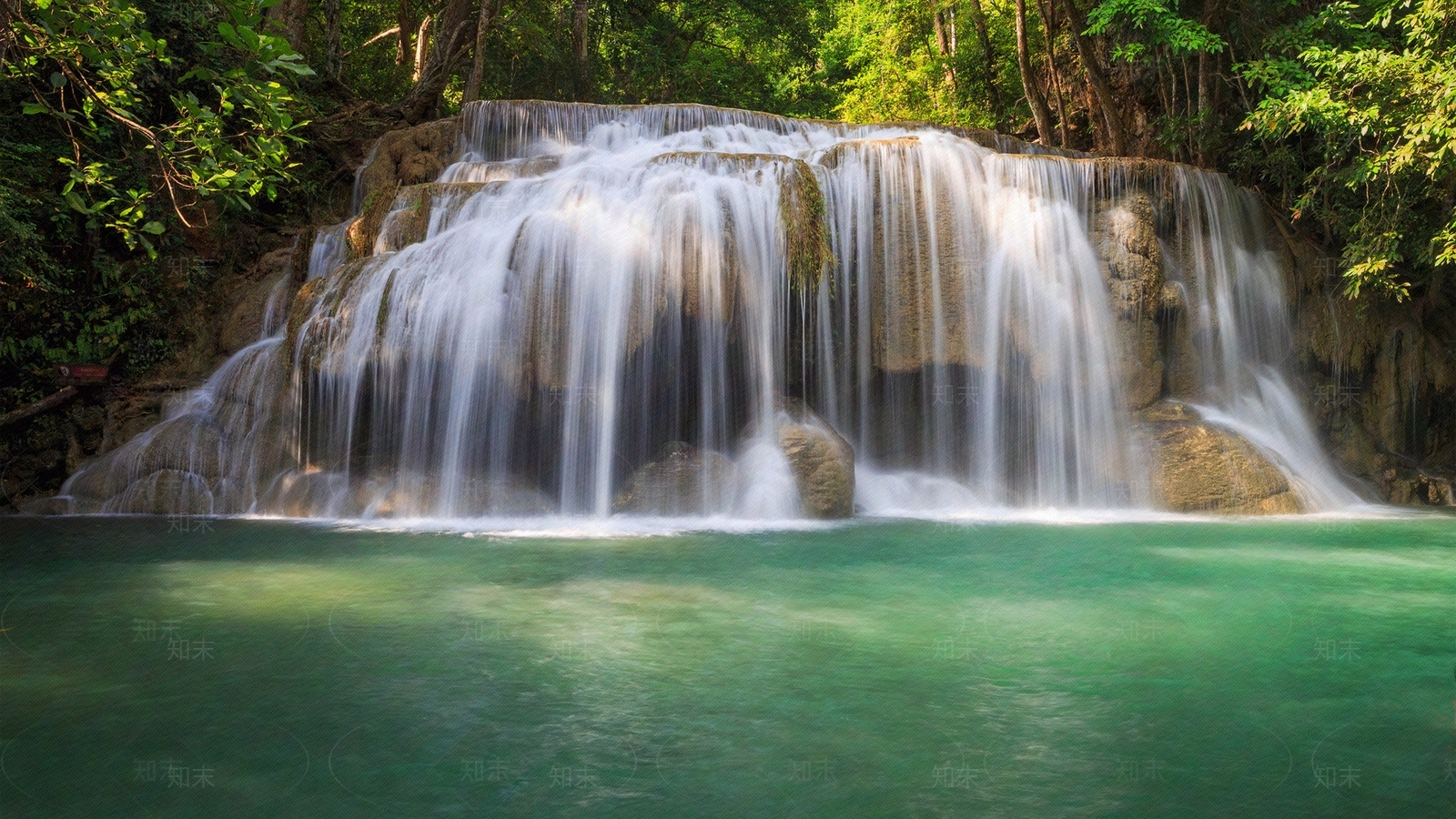 瀑布风景贴图下载