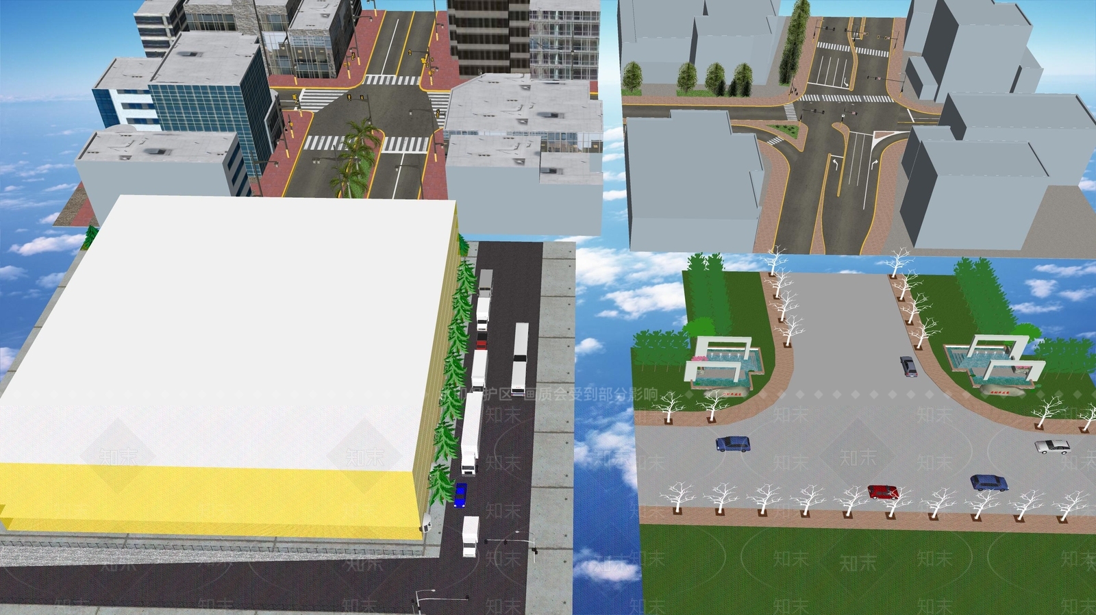 现代道路SU模型下载【ID:1108622173】