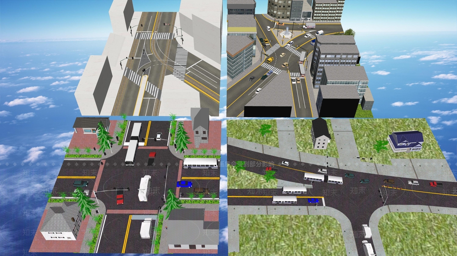 现代道路SU模型下载【ID:1108622375】