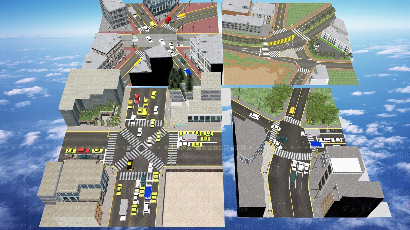 现代道路SU模型下载【ID:1108623182】