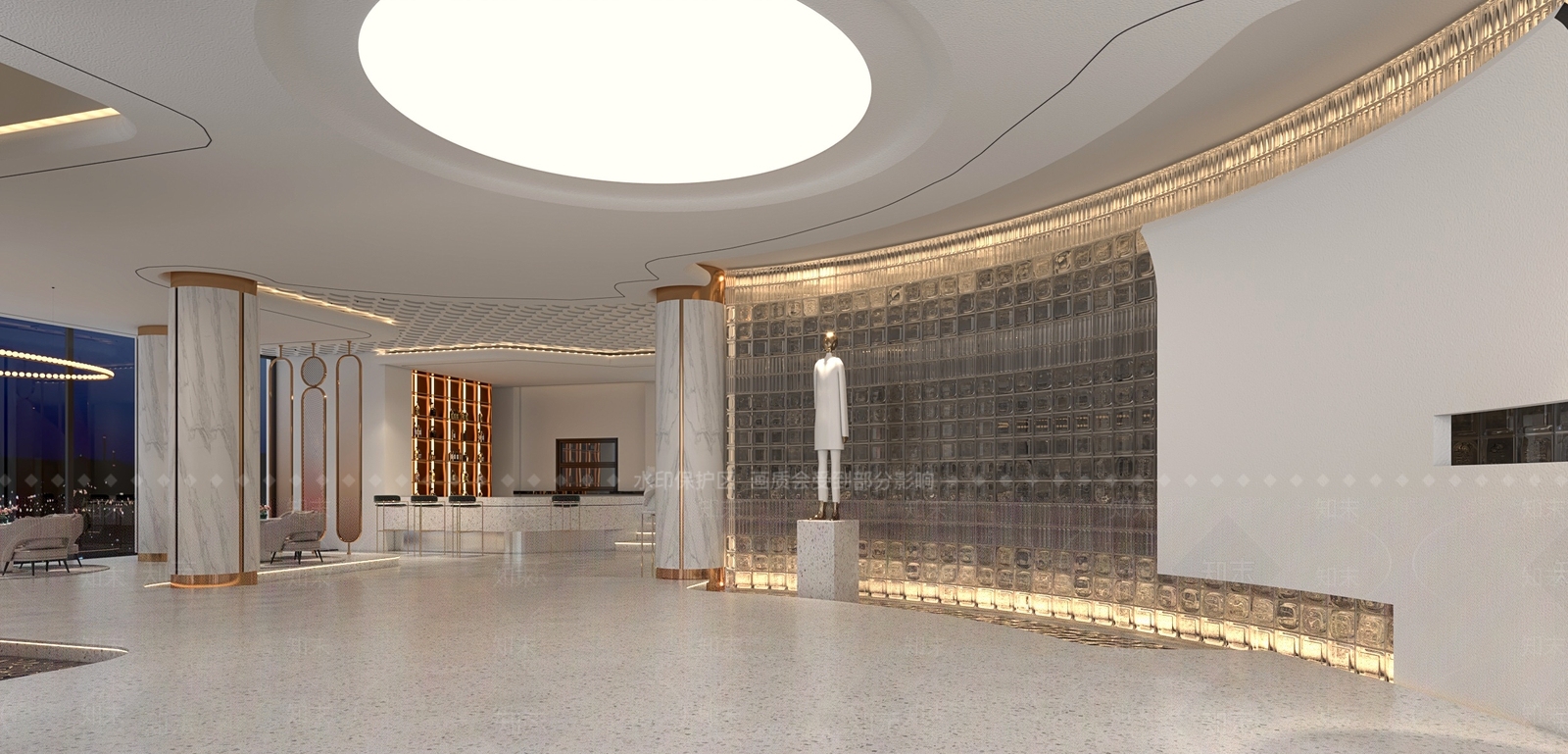 现代婚纱摄影店3D模型下载【ID:1108624954】