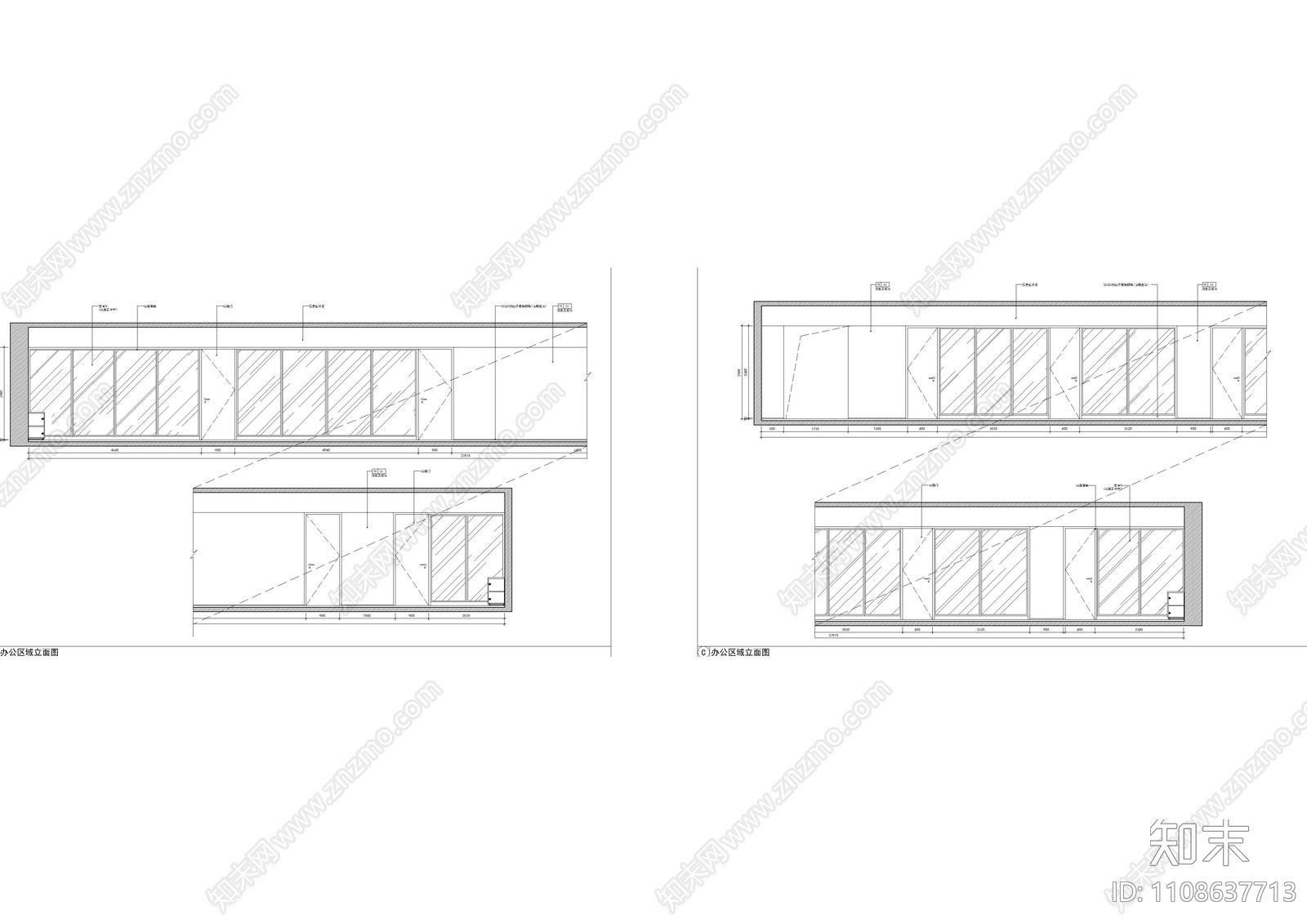 北京Poggenpohl现代办公室cad施工图下载【ID:1108637713】