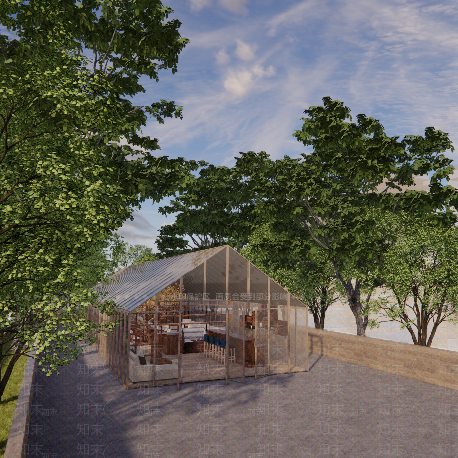 现代医疗建筑SU模型下载【ID:1108806763】