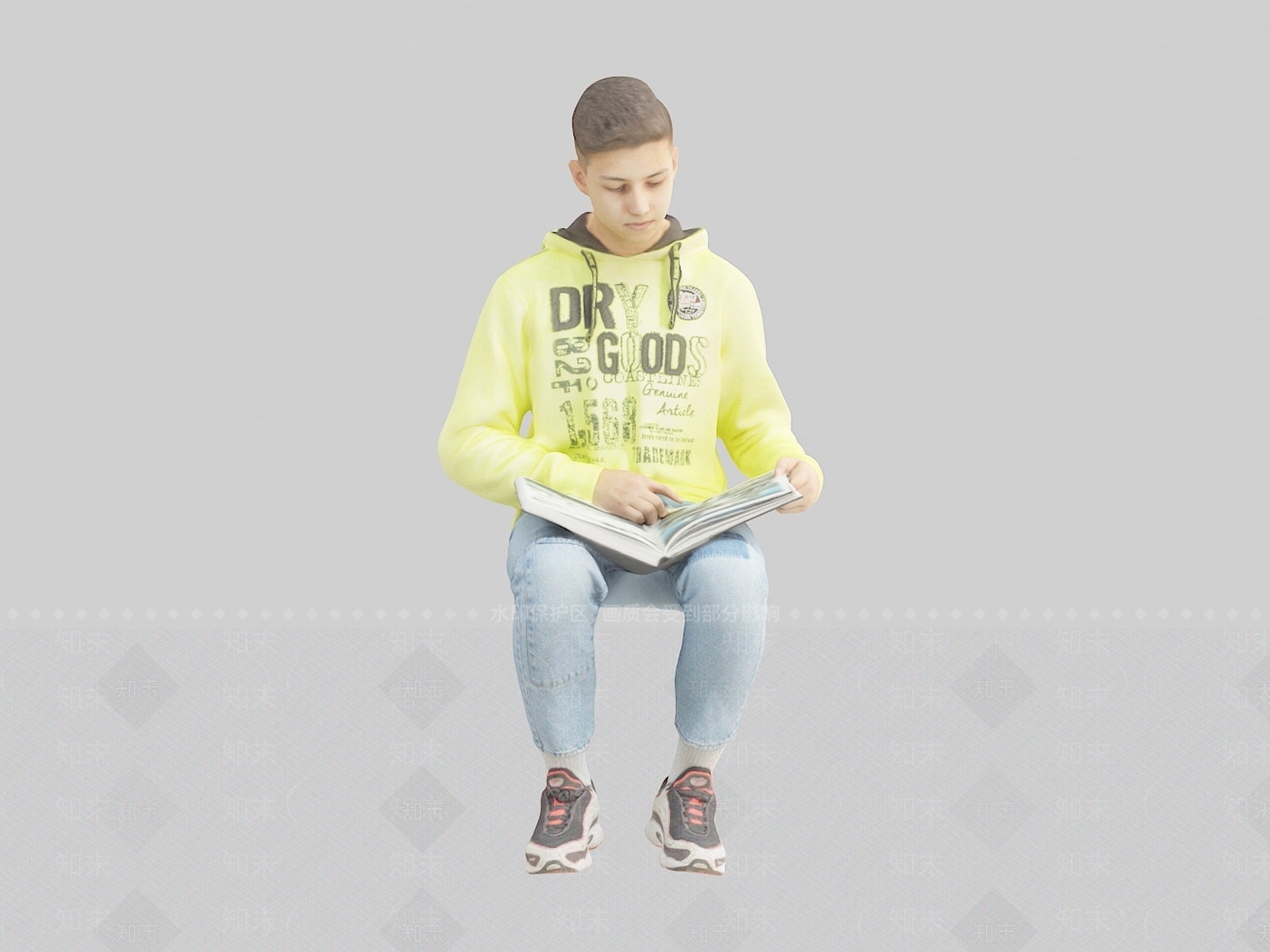 现代男人3D模型下载【ID:1108650683】