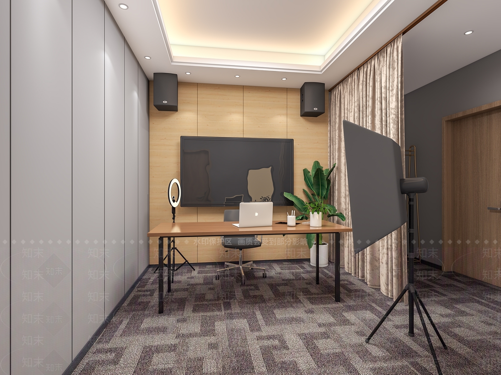 现代人才市场3D模型下载【ID:1108652277】