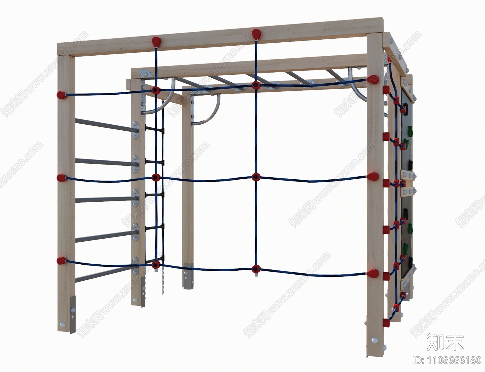 现代儿童游乐设备3D模型下载【ID:1108666180】