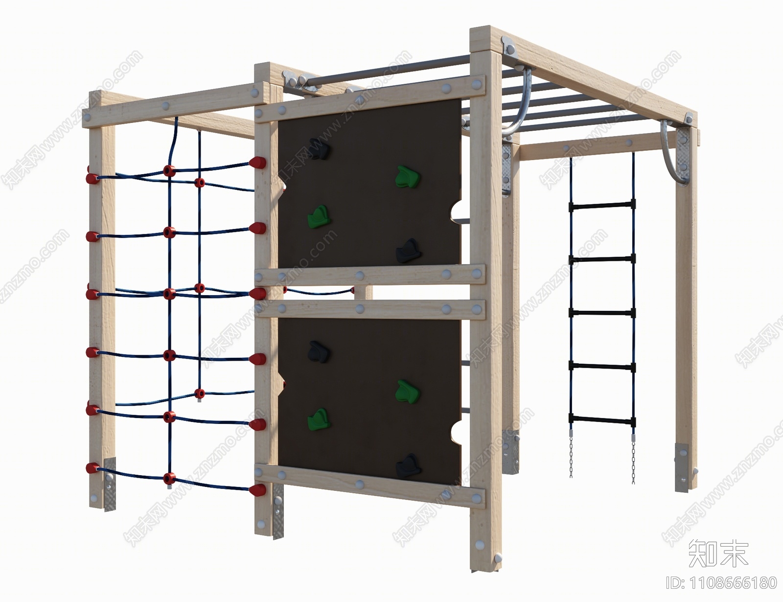 现代儿童游乐设备3D模型下载【ID:1108666180】