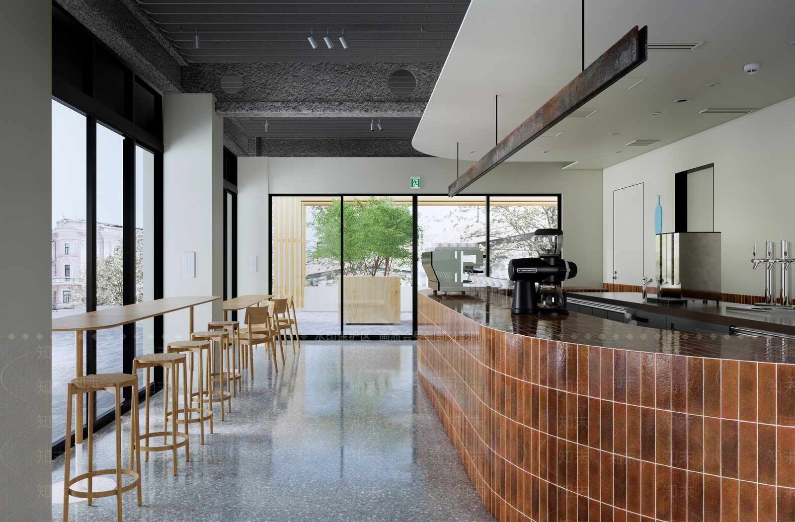 【SU悬赏模型】现代风格咖啡馆SU模型下载【ID:1108703210】