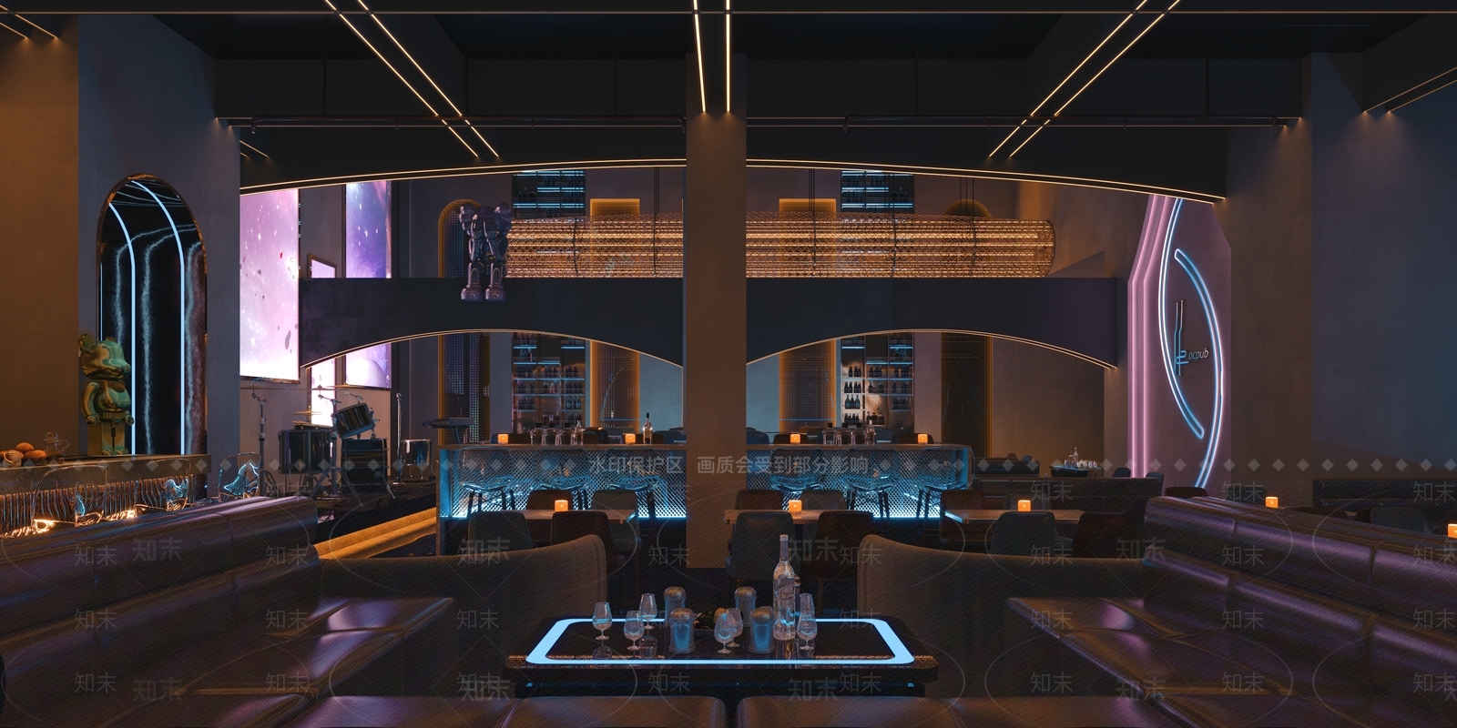 现代酒吧3D模型下载【ID:1108674055】