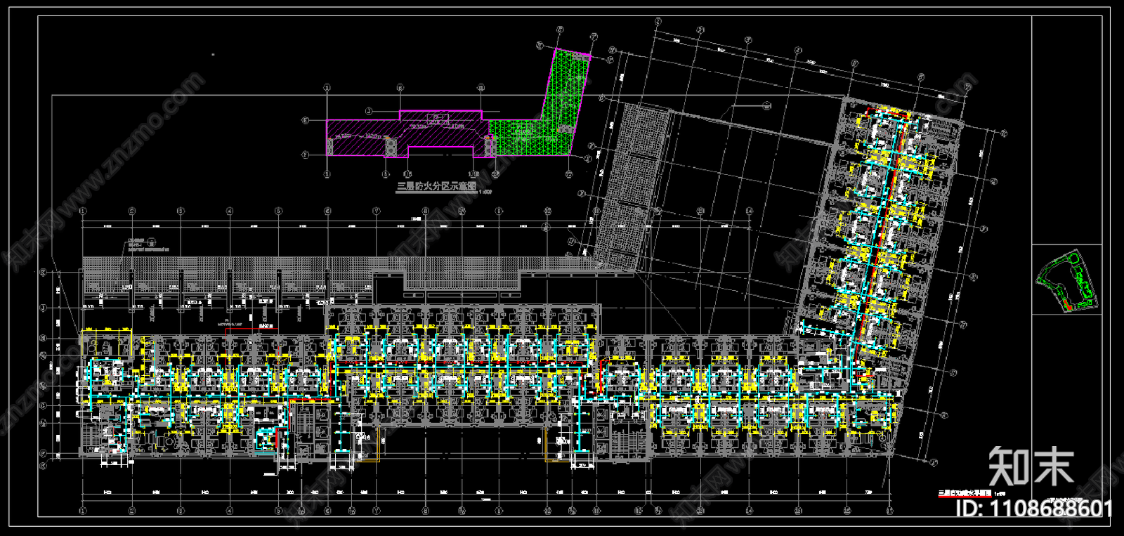 八层酒店给排水施工图纸施工图下载【ID:1108688601】