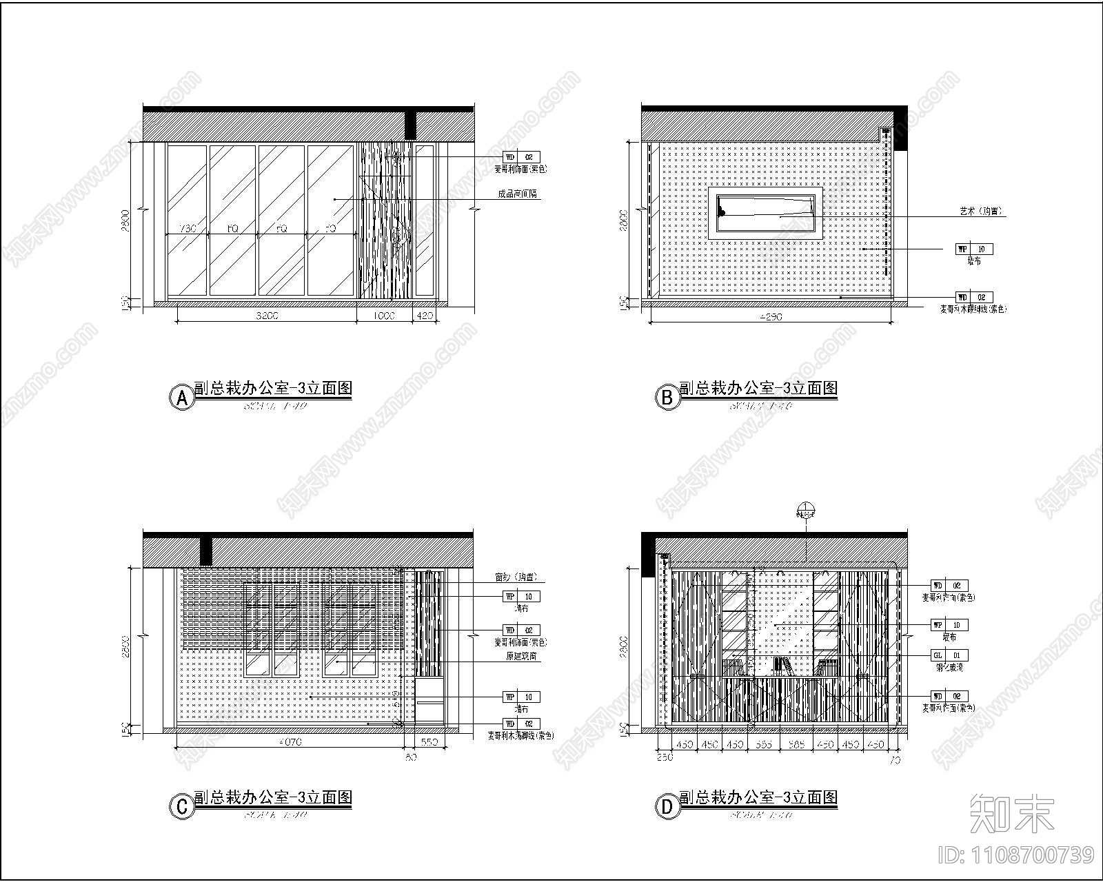 欧式古典cad施工图下载【ID:1108700739】