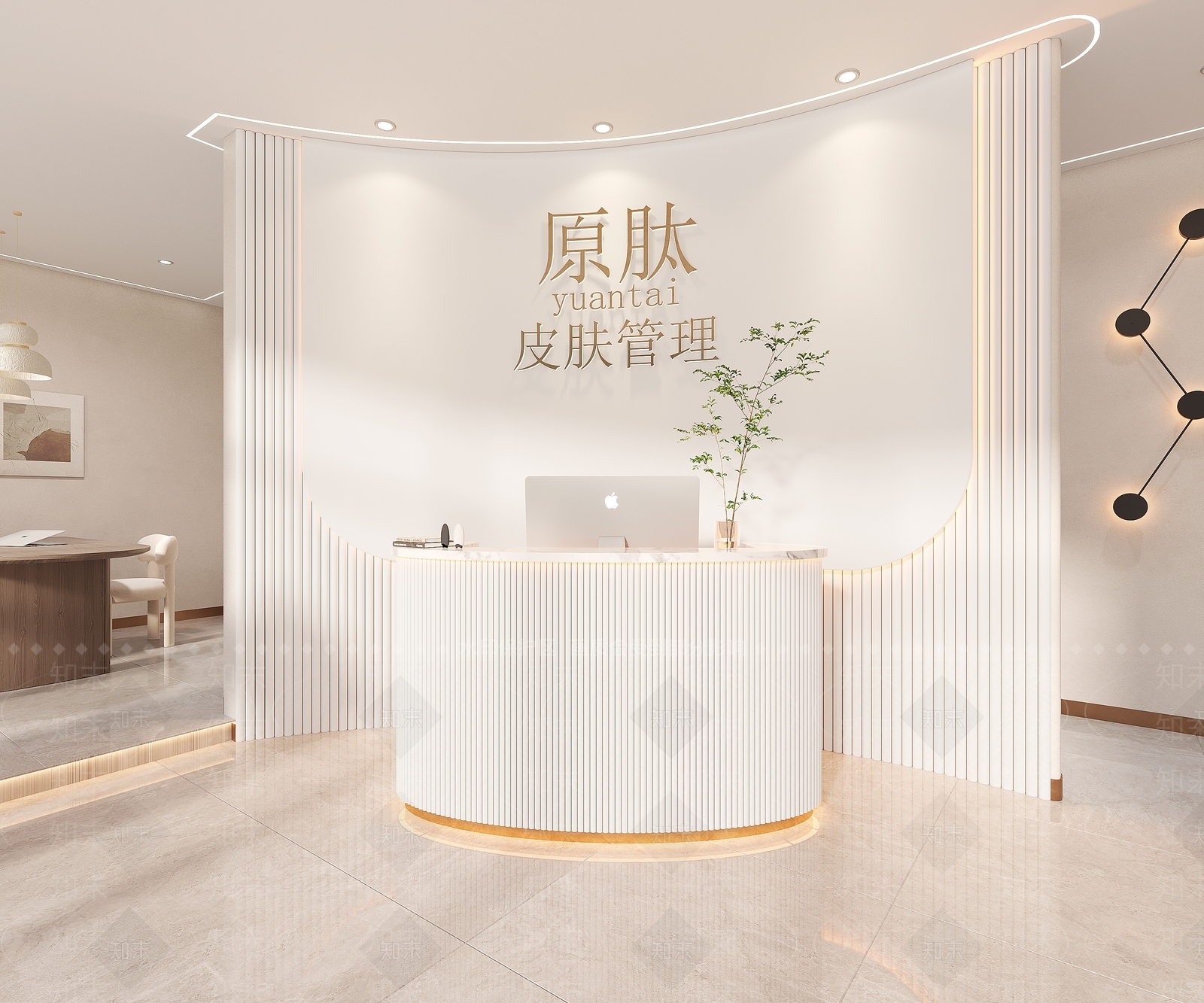 现代前台3D模型下载【ID:1108707626】